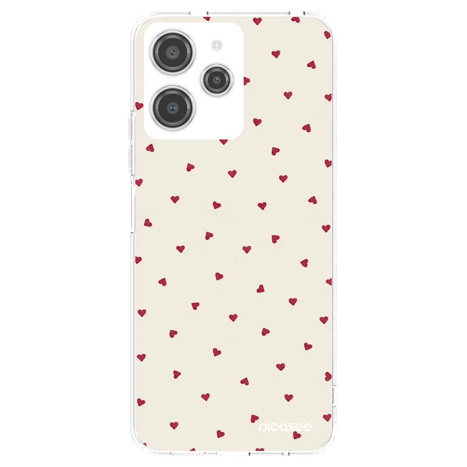 Picasee silikonski prozorni ovitek za Xiaomi Redmi 12 4G - Little Love
