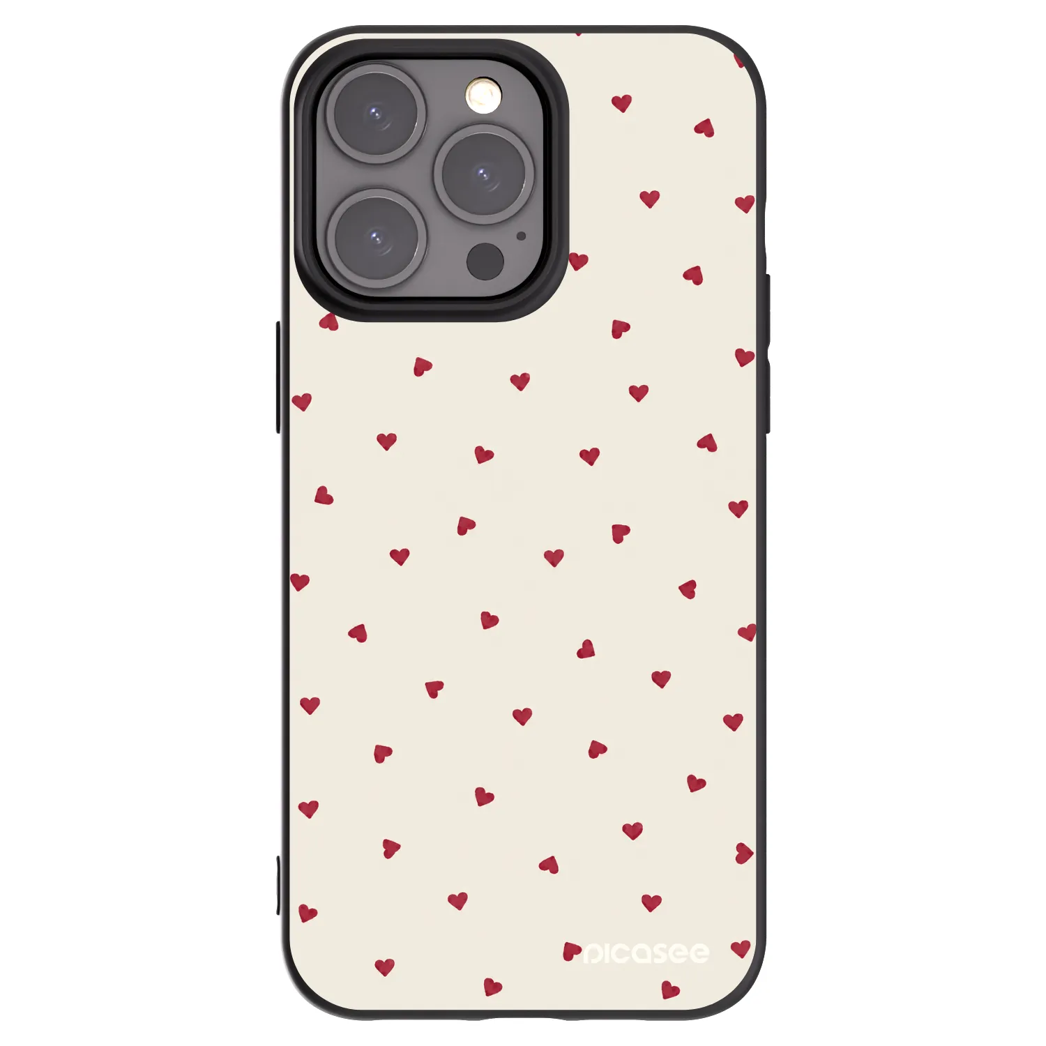 Picasee silikonski črni ovitek za Apple iPhone 15 Pro Max - Little Love