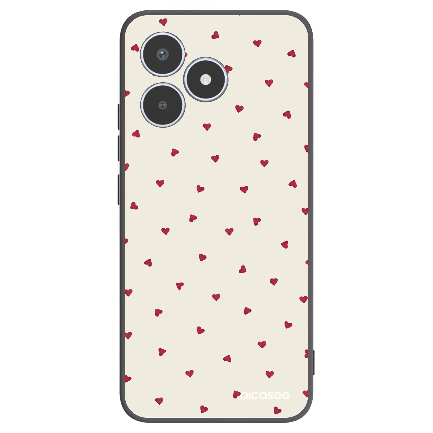 Picasee silikonski črni ovitek za Realme C53 - Little Love