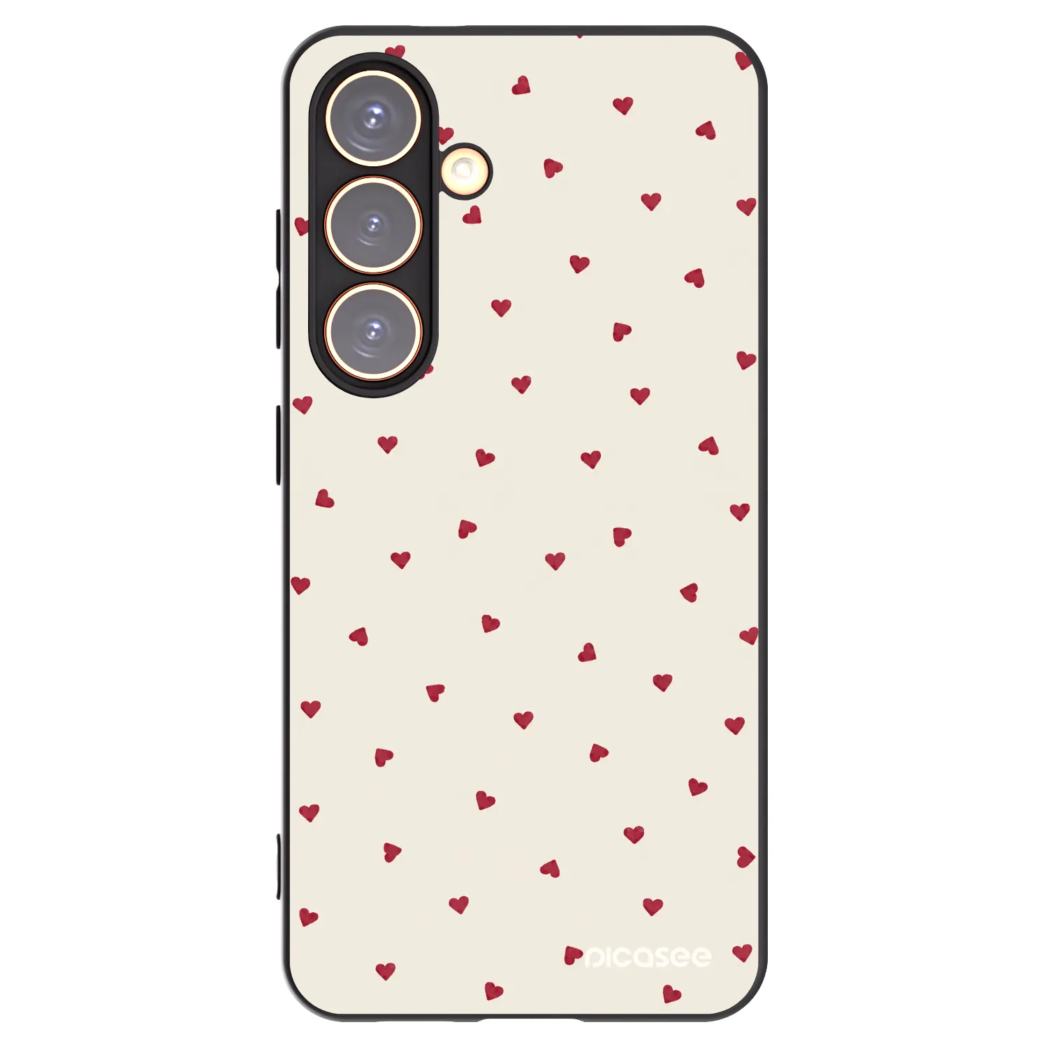 Picasee silikonski črni ovitek za Samsung Galaxy S24 S921B 5G - Little Love