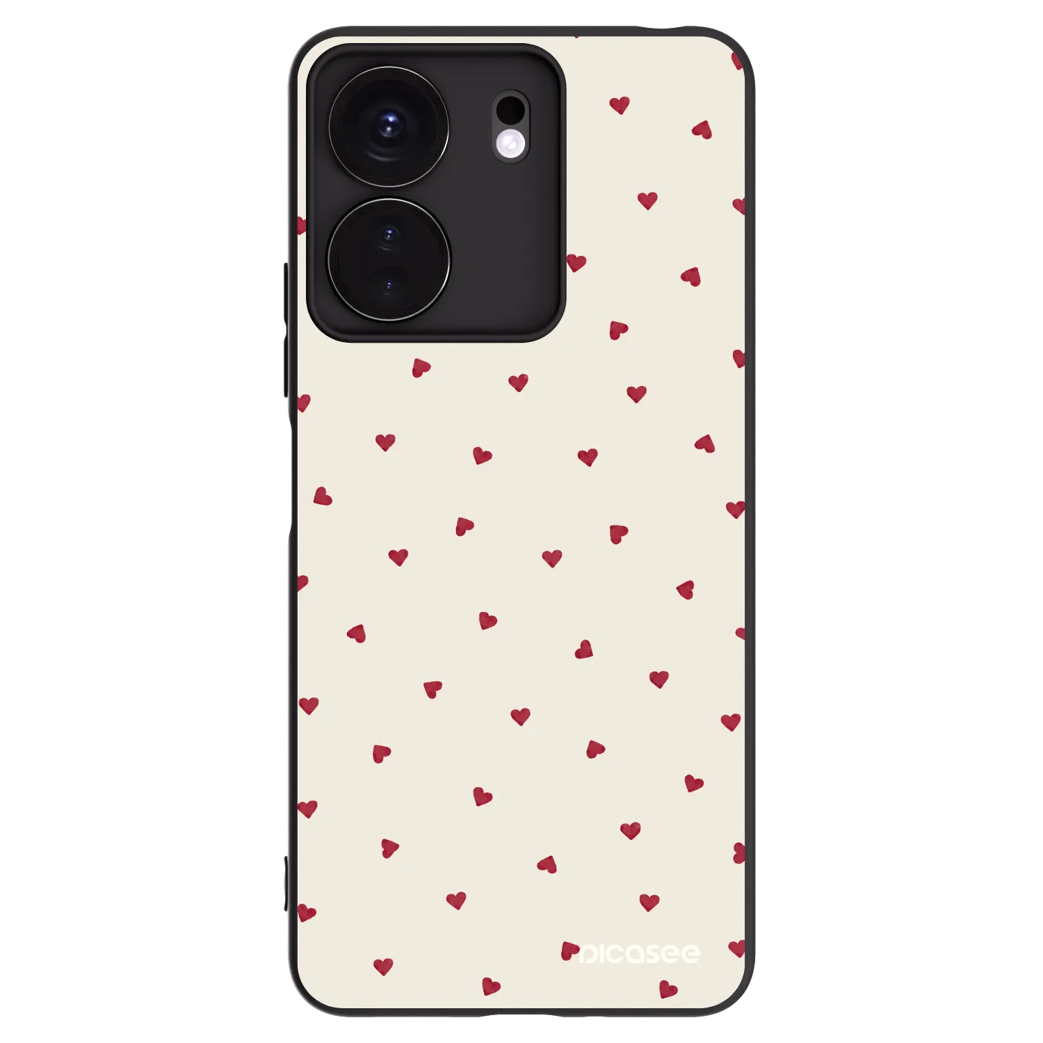 Picasee silikonski črni ovitek za Xiaomi Redmi 13C 4G - Little Love