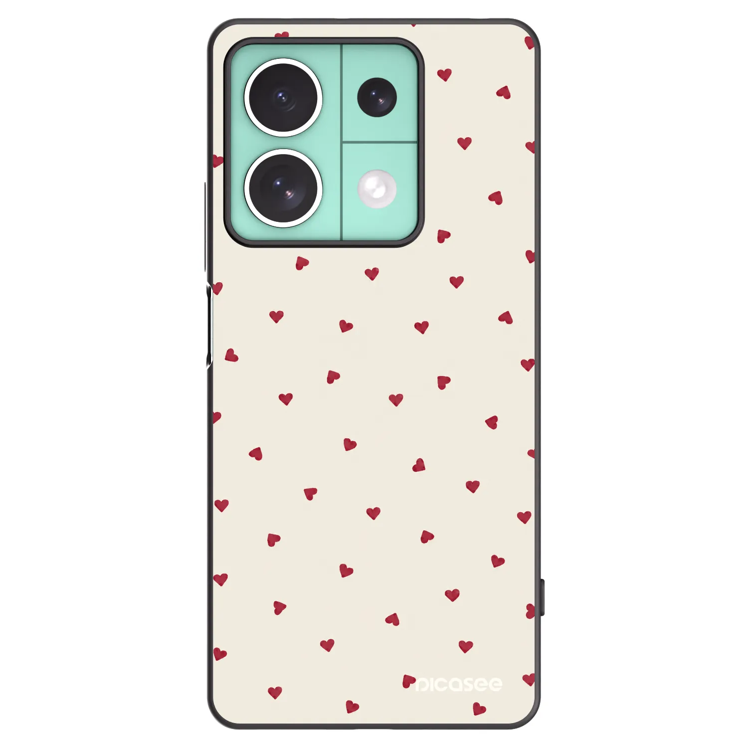 Picasee silikonski črni ovitek za Xiaomi Redmi Note 13 5G - Little Love