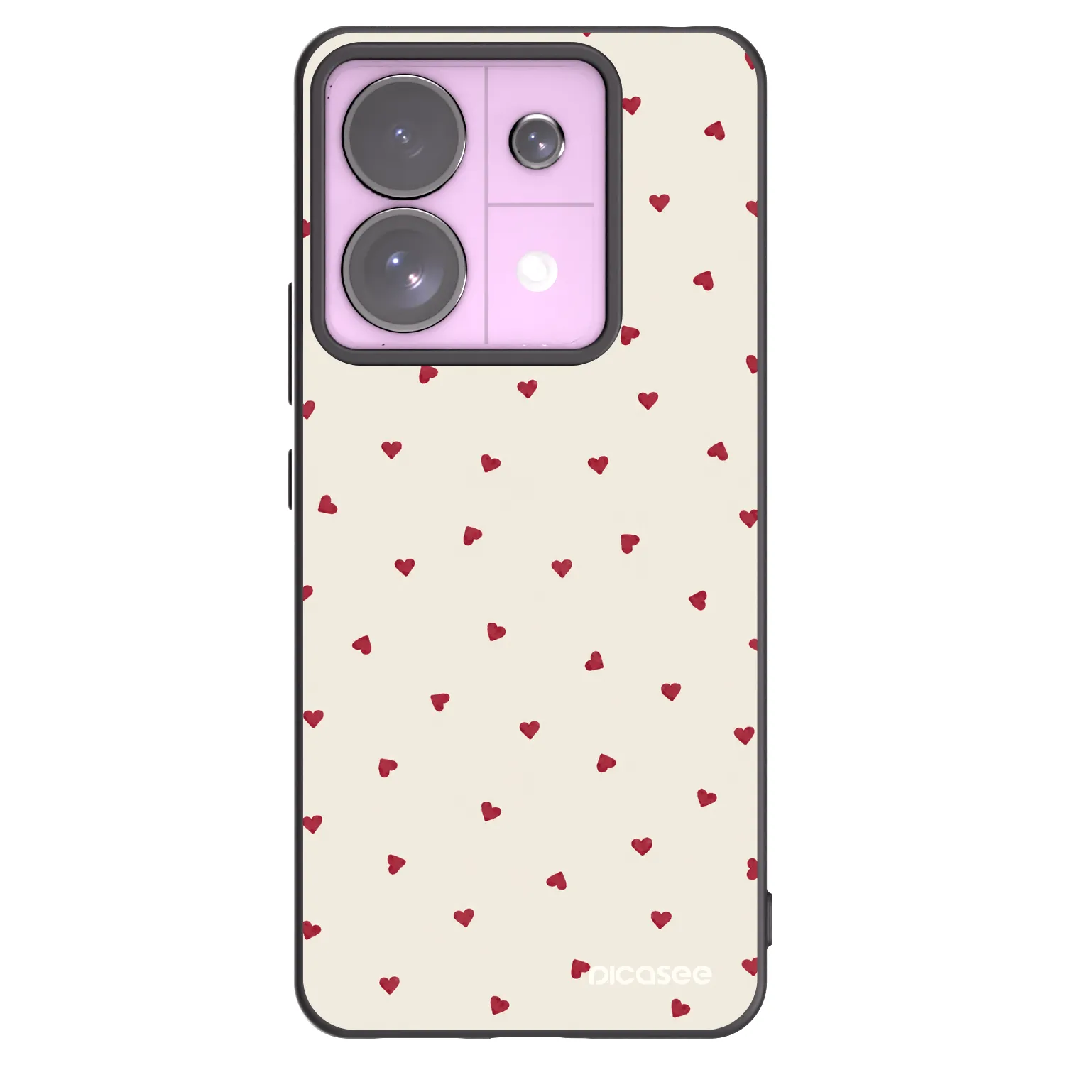 Picasee silikonski črni ovitek za Xiaomi Redmi Note 13 Pro 5G - Little Love