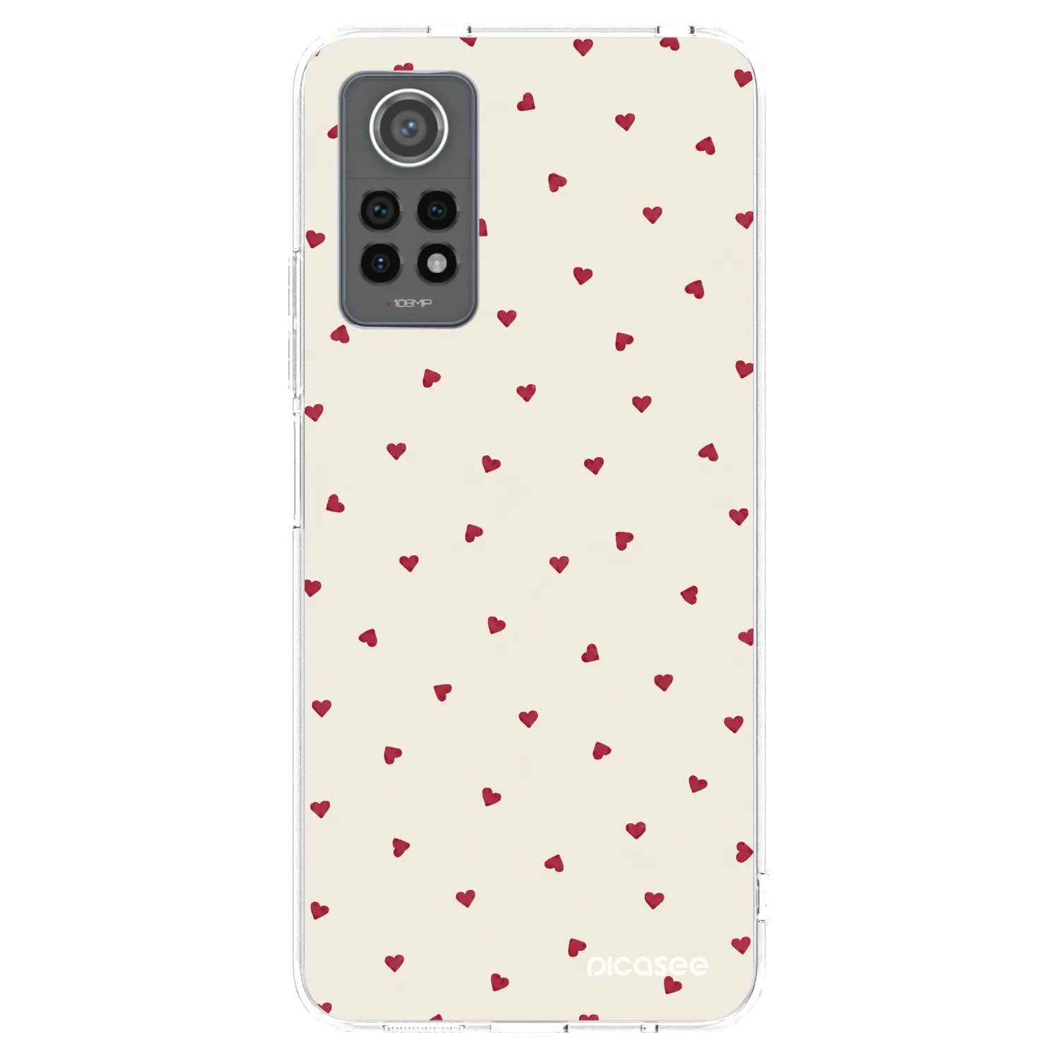 Picasee silikonski prozorni ovitek za Xiaomi Redmi Note 12 Pro 4G - Little Love