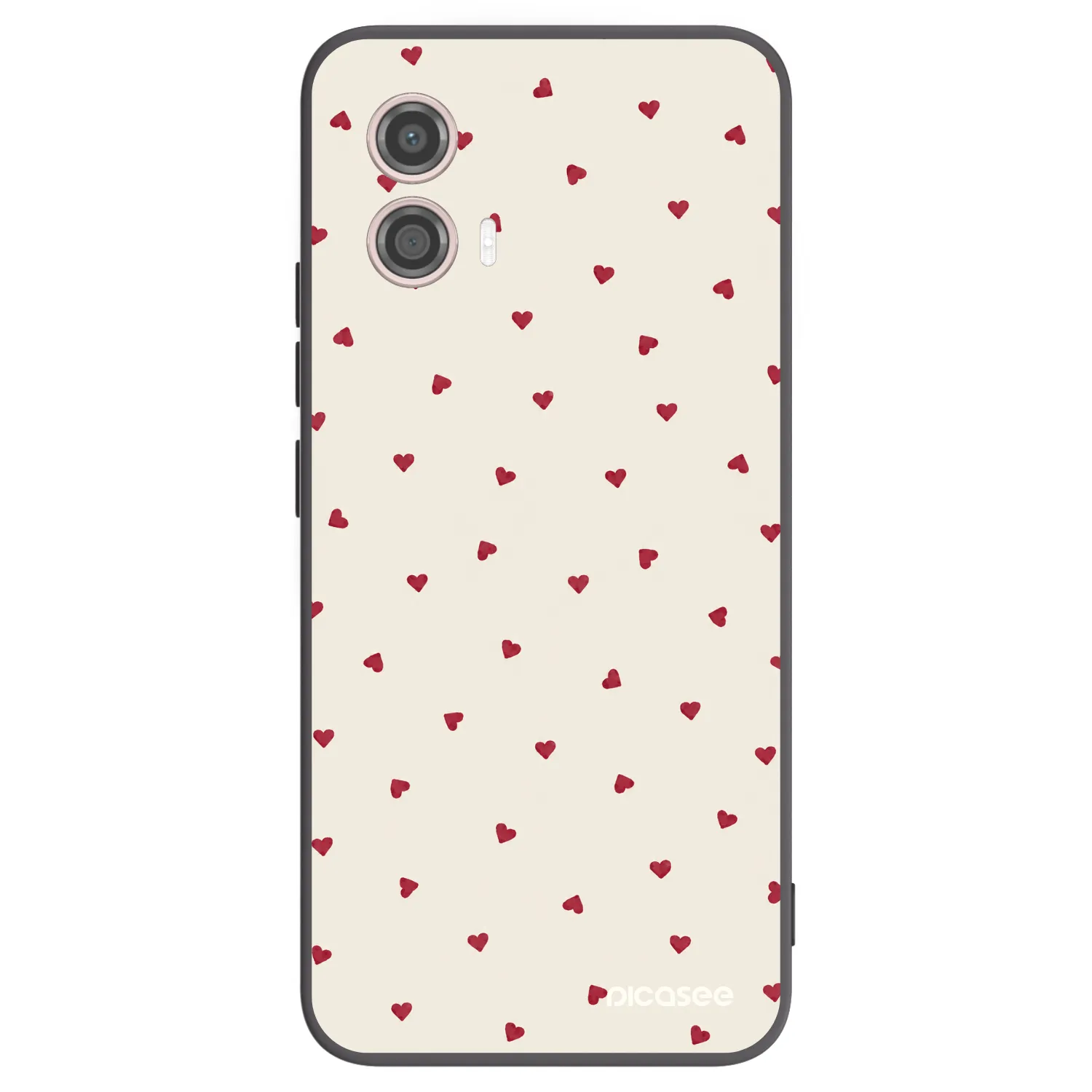 Picasee silikonski črni ovitek za Motorola Moto G53 5G - Little Love