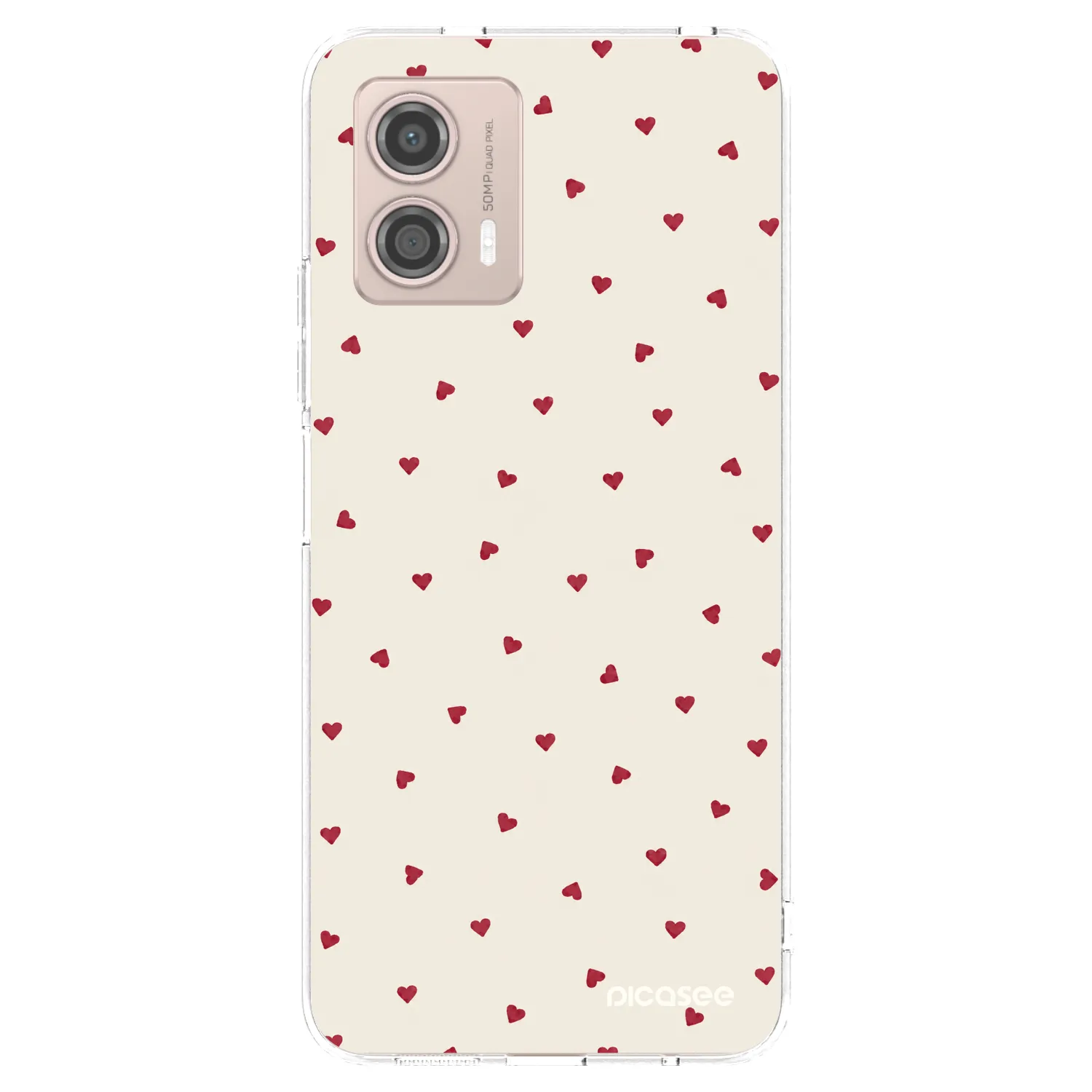 Picasee silikonski prozorni ovitek za Motorola Moto G53 5G - Little Love