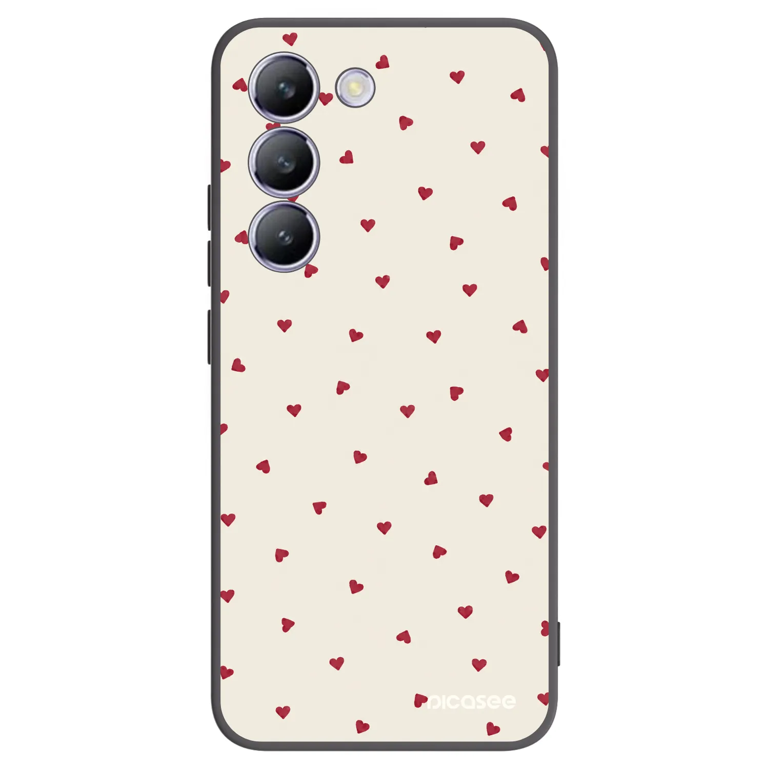 Picasee silikonski črni ovitek za Vivo V40 SE 5G - Little Love