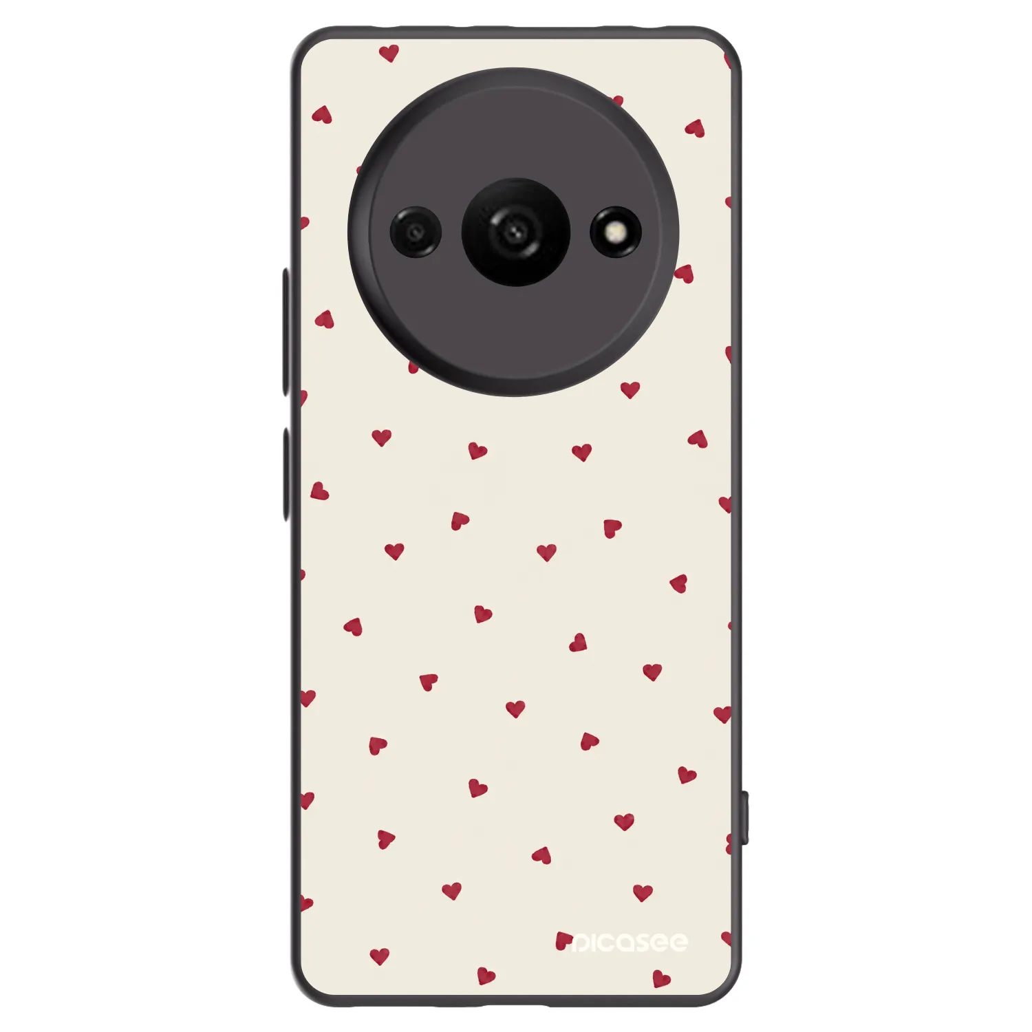 Picasee silikonski črni ovitek za Xiaomi Redmi A3 - Little Love