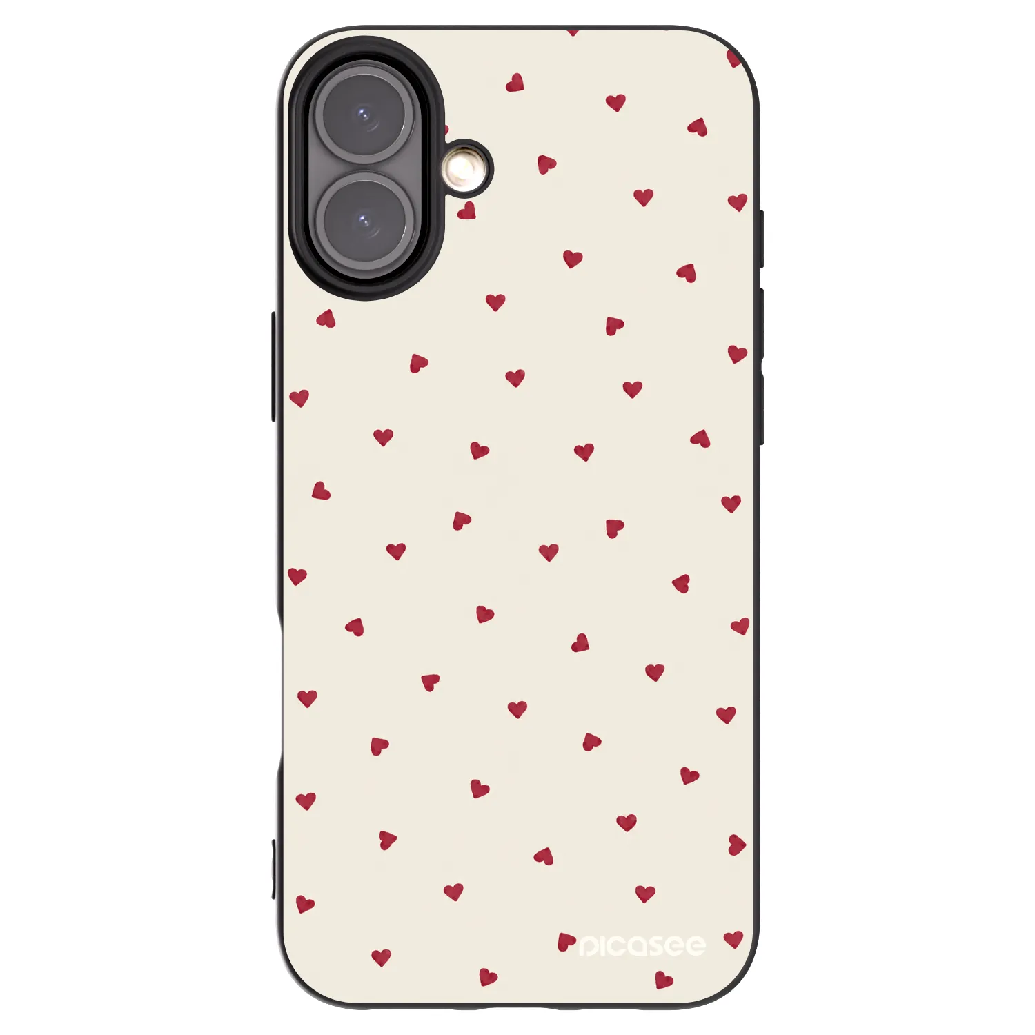 Picasee silikonski črni ovitek za Apple iPhone 16 Plus - Little Love