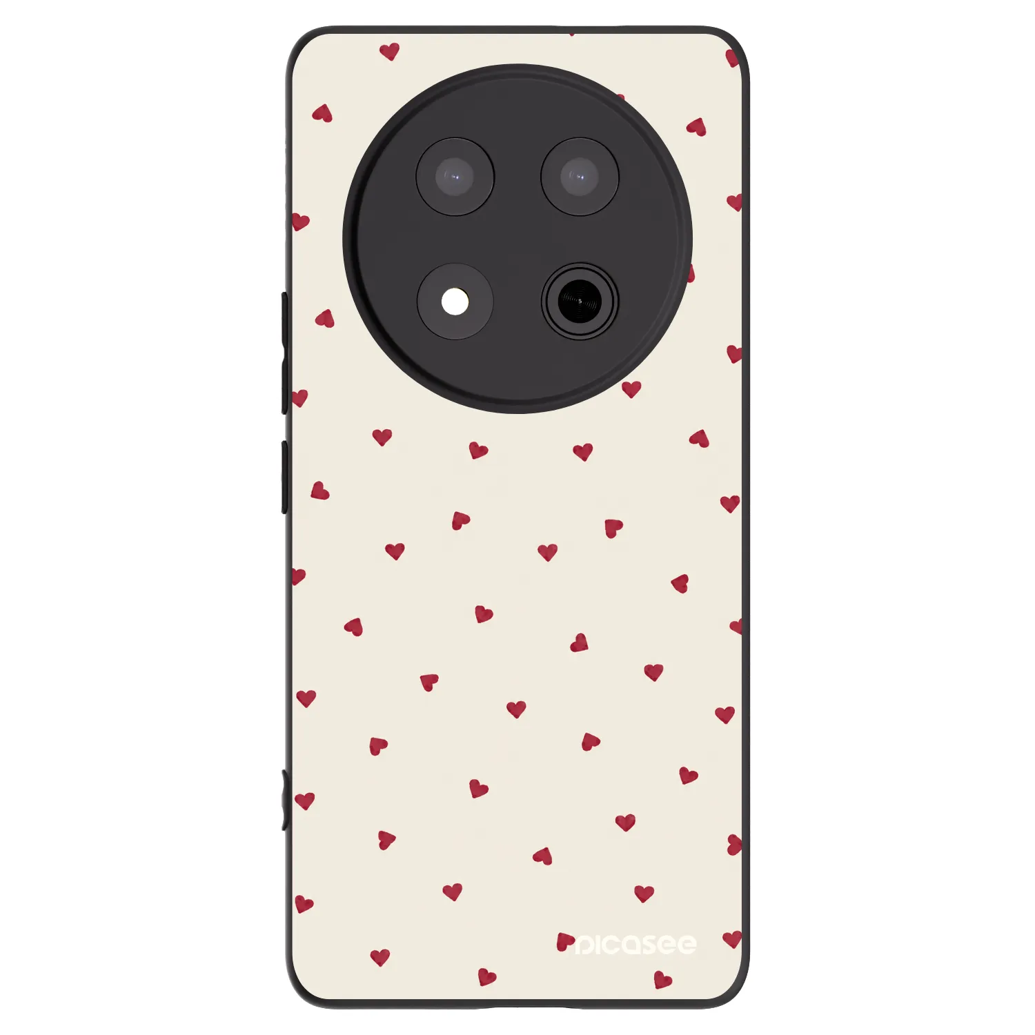 Picasee silikonski črni ovitek za Honor Magic7 Lite 5G - Little Love