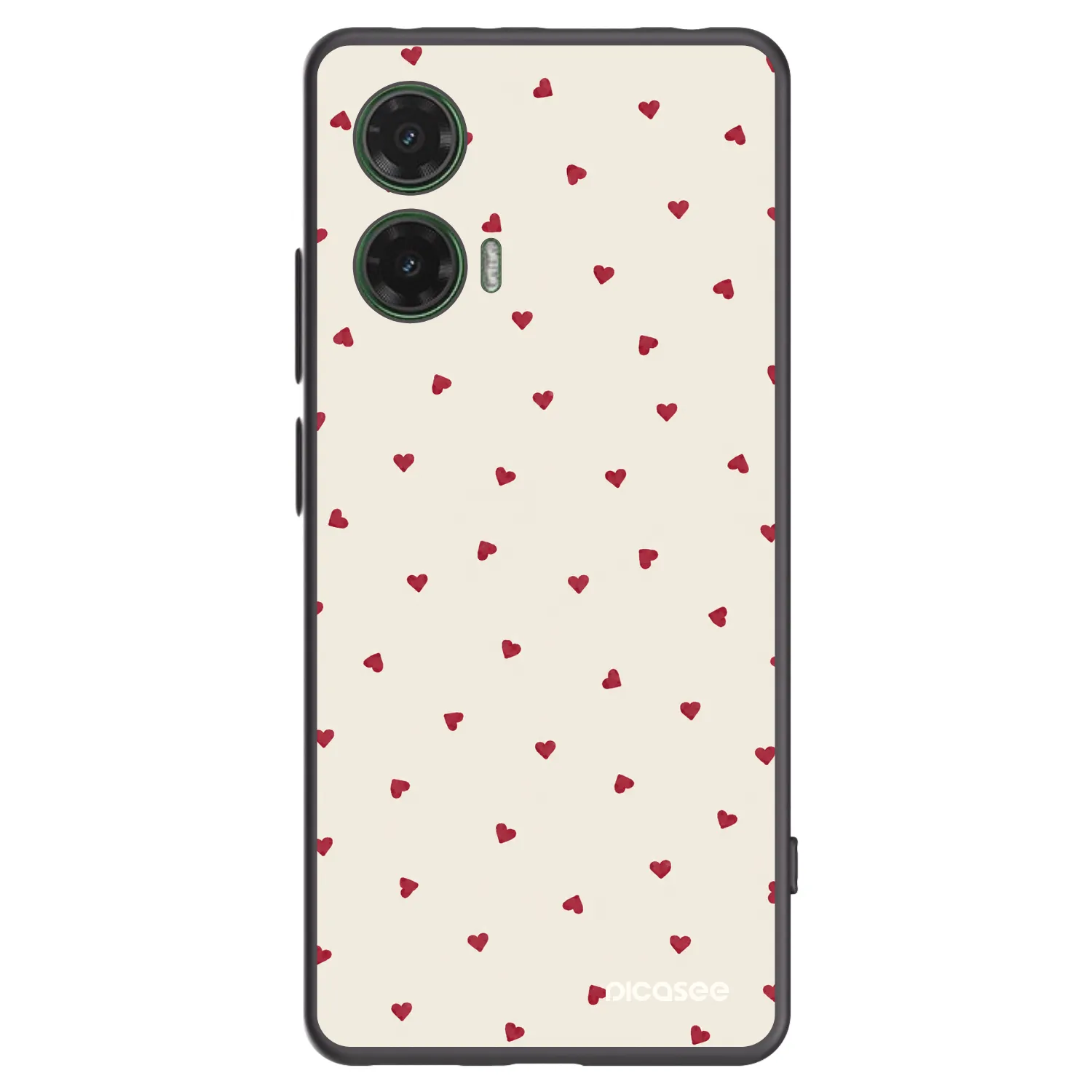 Picasee silikonski črni ovitek za Motorola Moto G35 5G - Little Love