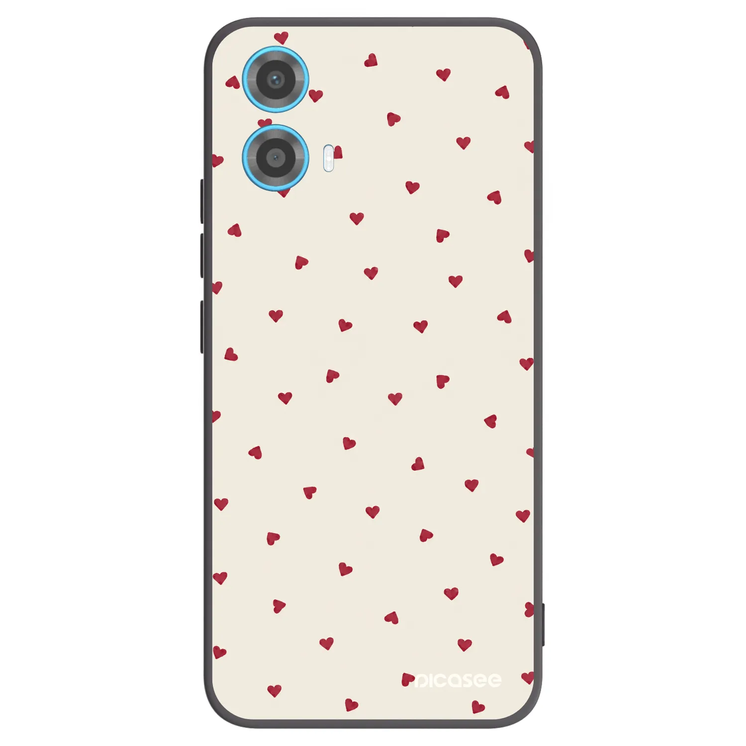 Picasee silikonski črni ovitek za Motorola Moto G34 5G - Little Love