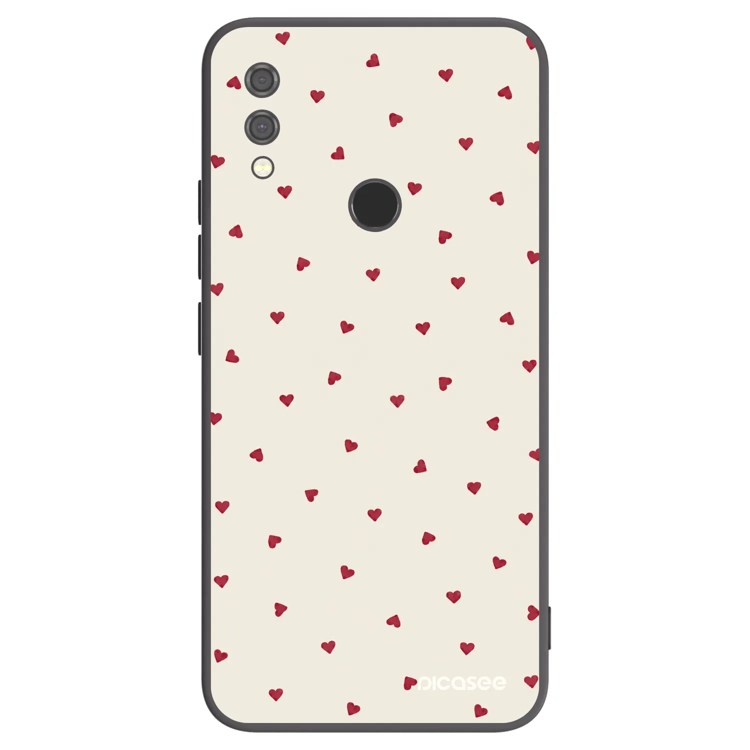Picasee silikonski črni ovitek za Xiaomi Redmi Note 7 - Little Love