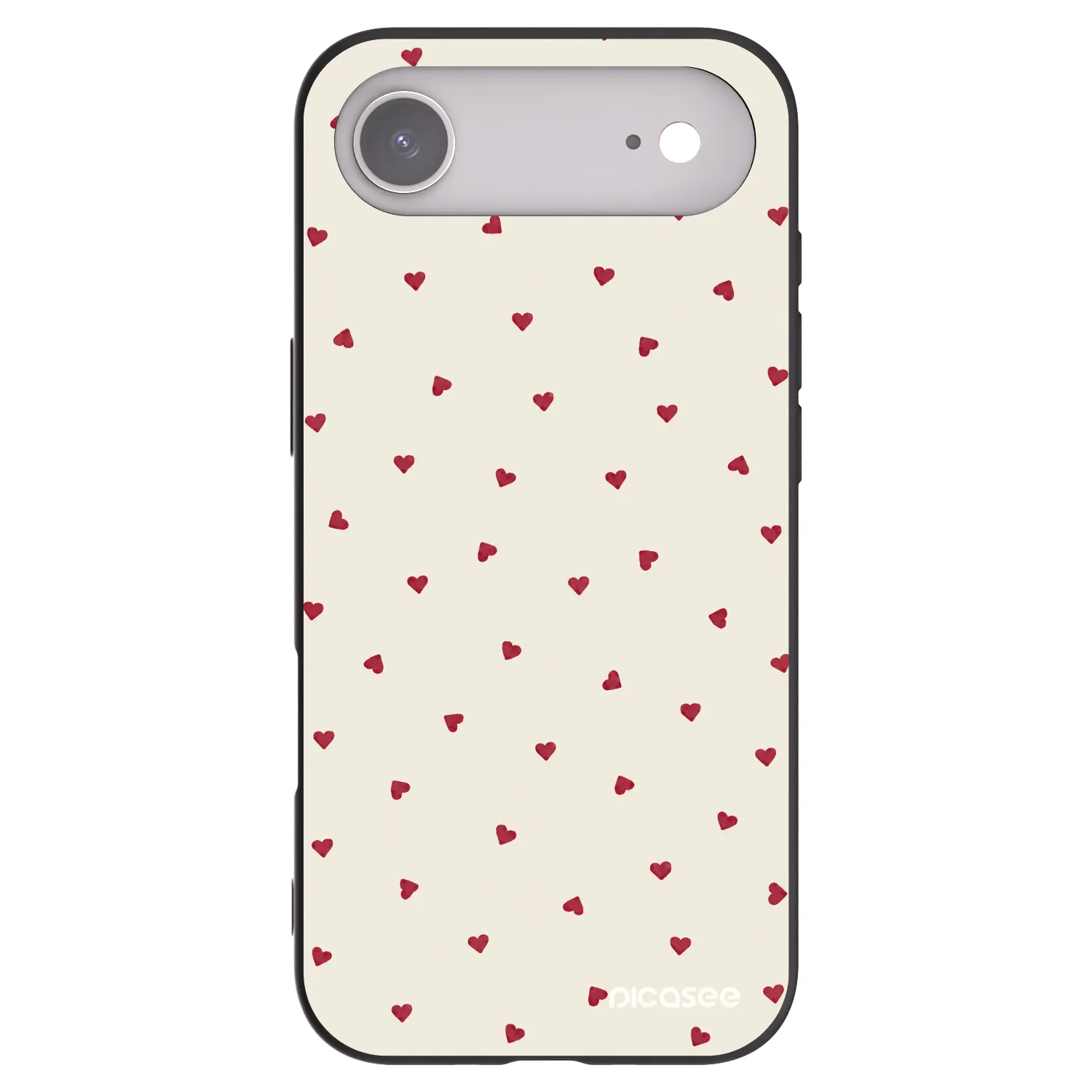 Picasee silikonski črni ovitek za Apple iPhone Air - Little Love