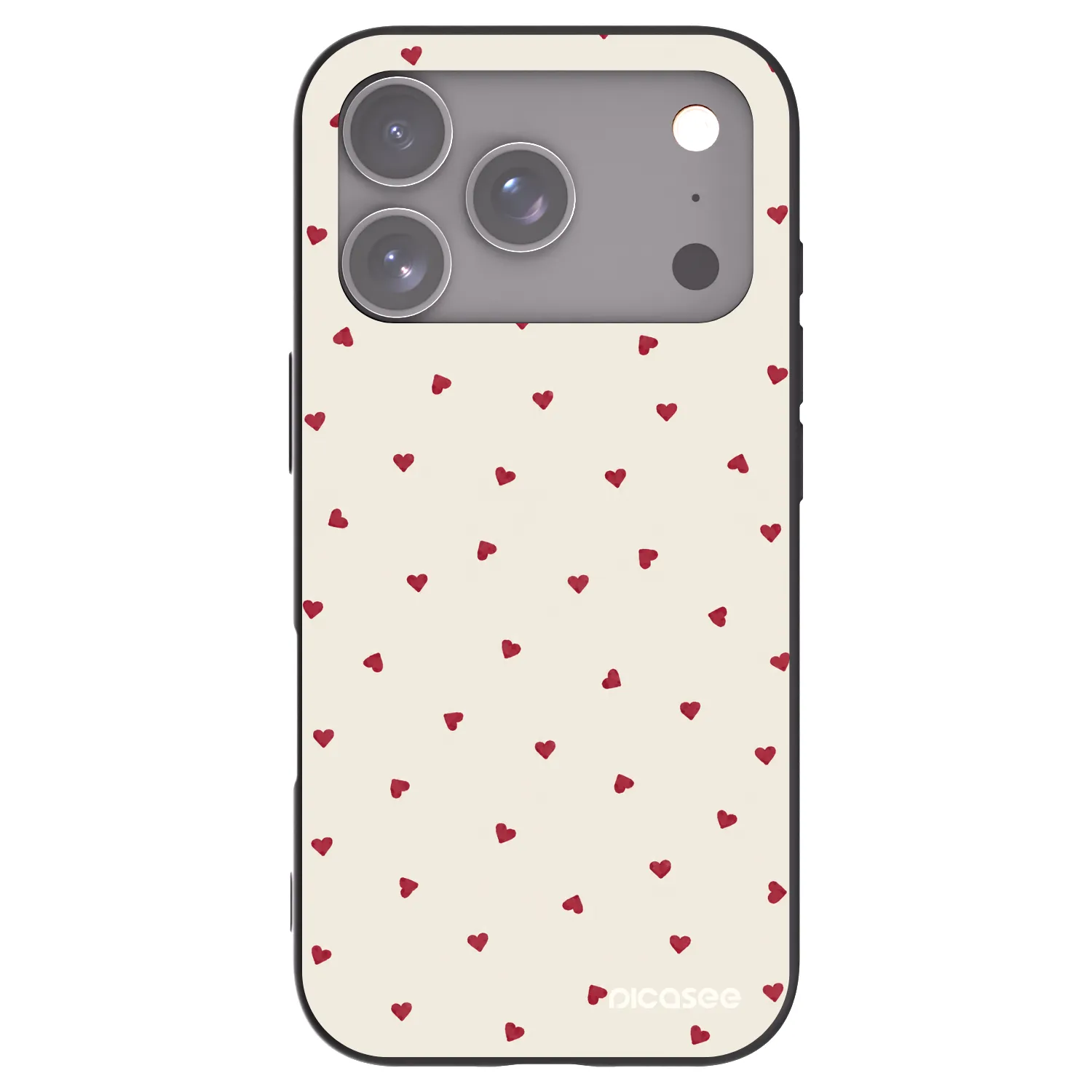 Picasee silikonski črni ovitek za Apple iPhone 17 Pro - Little Love