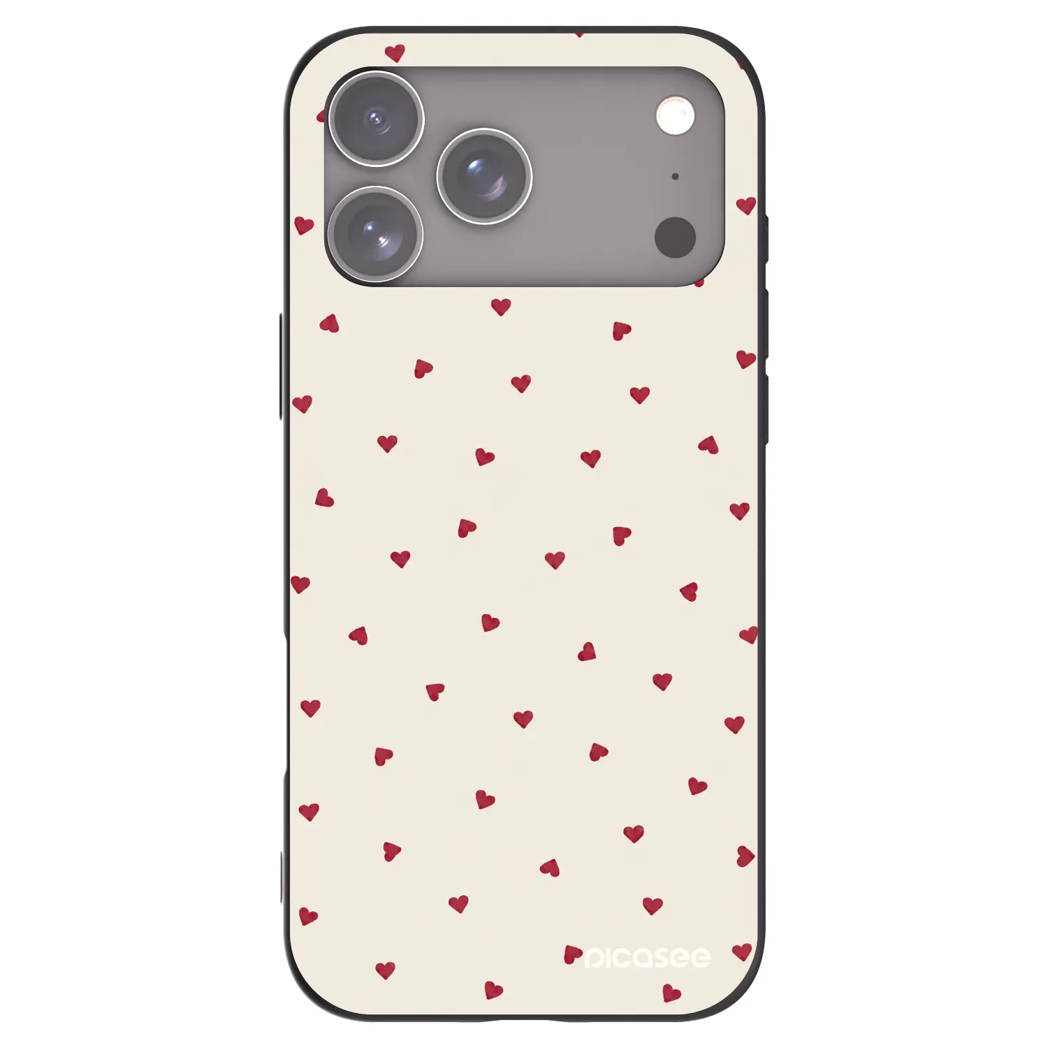 Picasee silikonski črni ovitek za Apple iPhone 17 Pro Max - Little Love