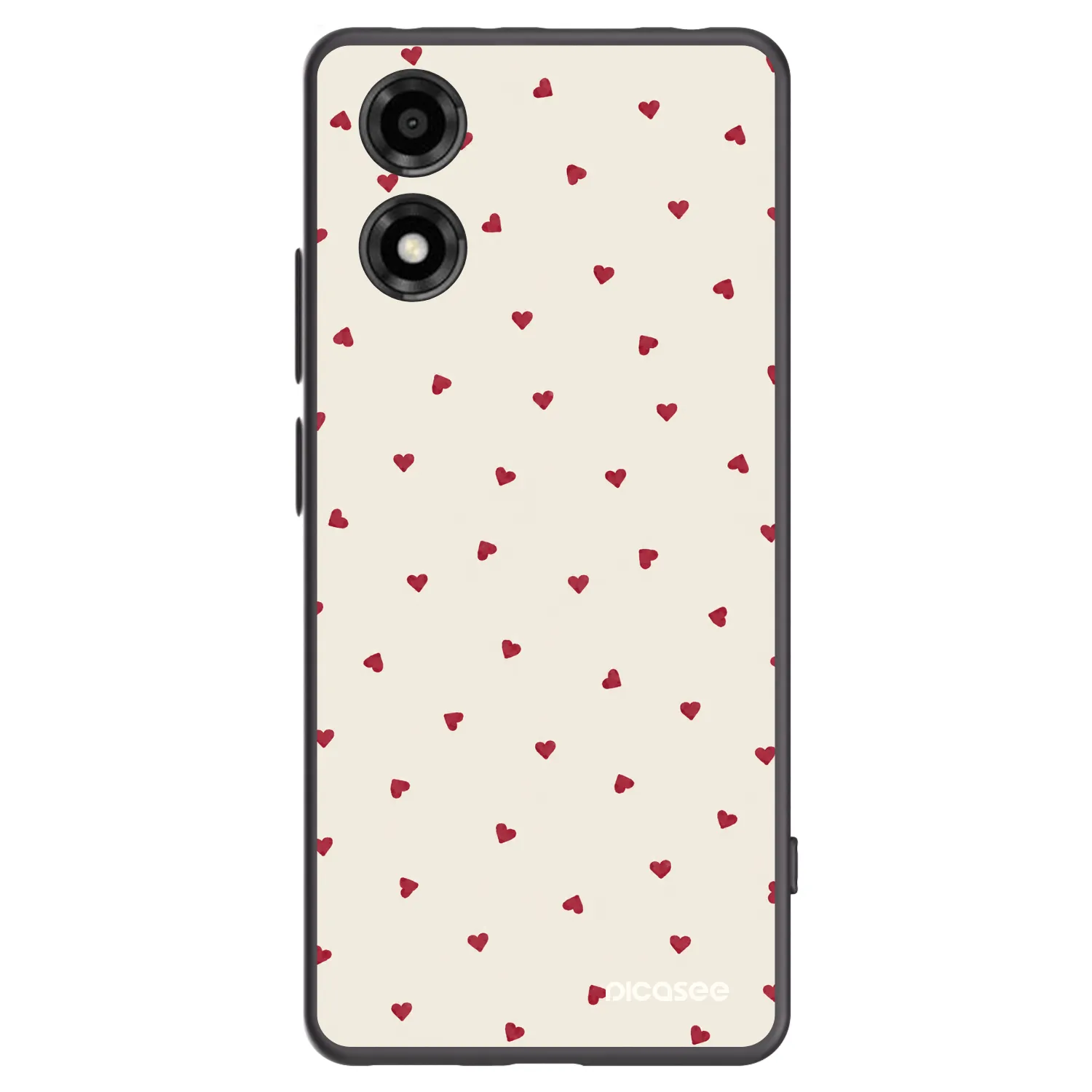 Picasee silikonski črni ovitek za Motorola Moto E14 - Little Love