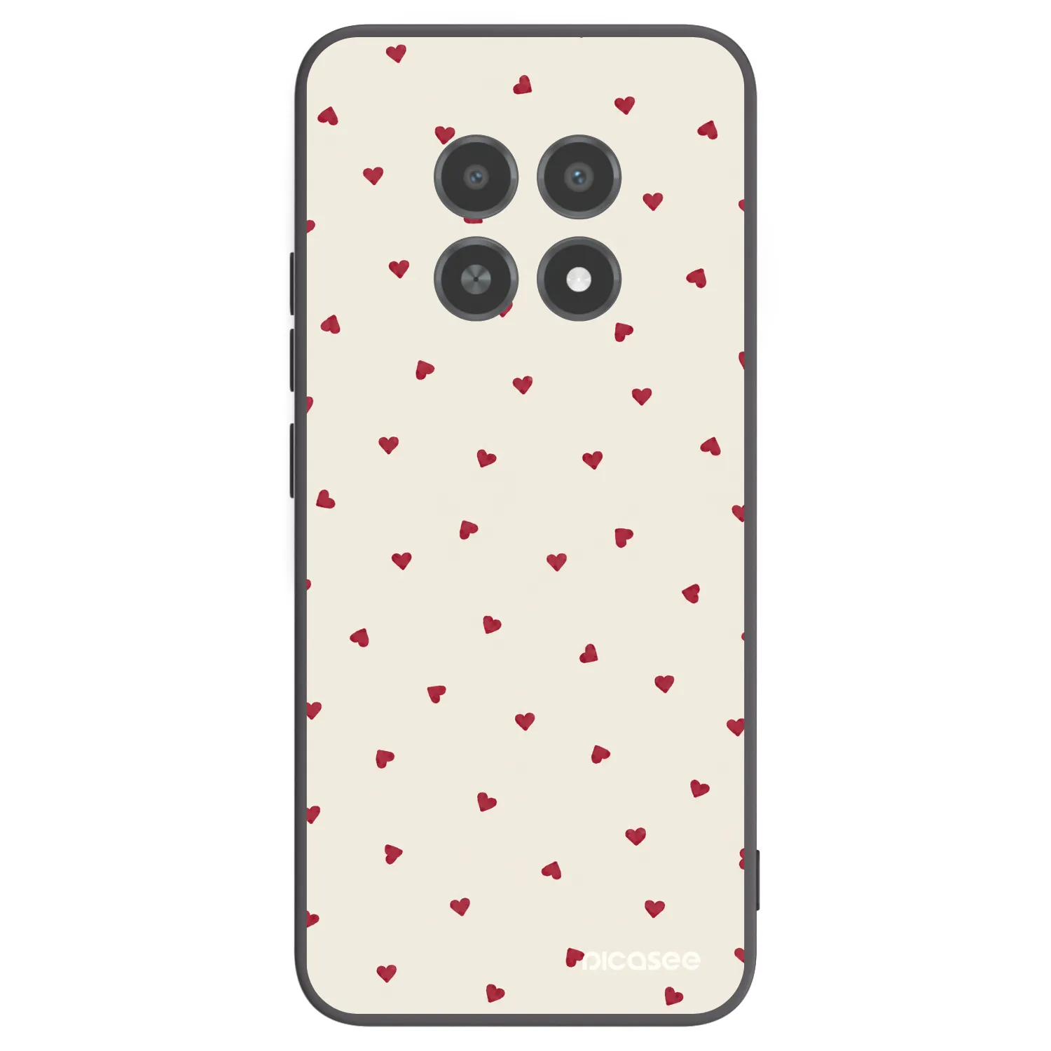 Picasee silikonski črni ovitek za Realme 12X - Little Love