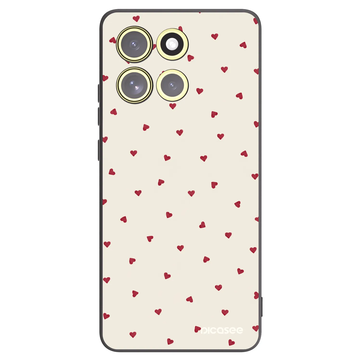 Picasee silikonski črni ovitek za Motorola Moto G86 5G - Little Love