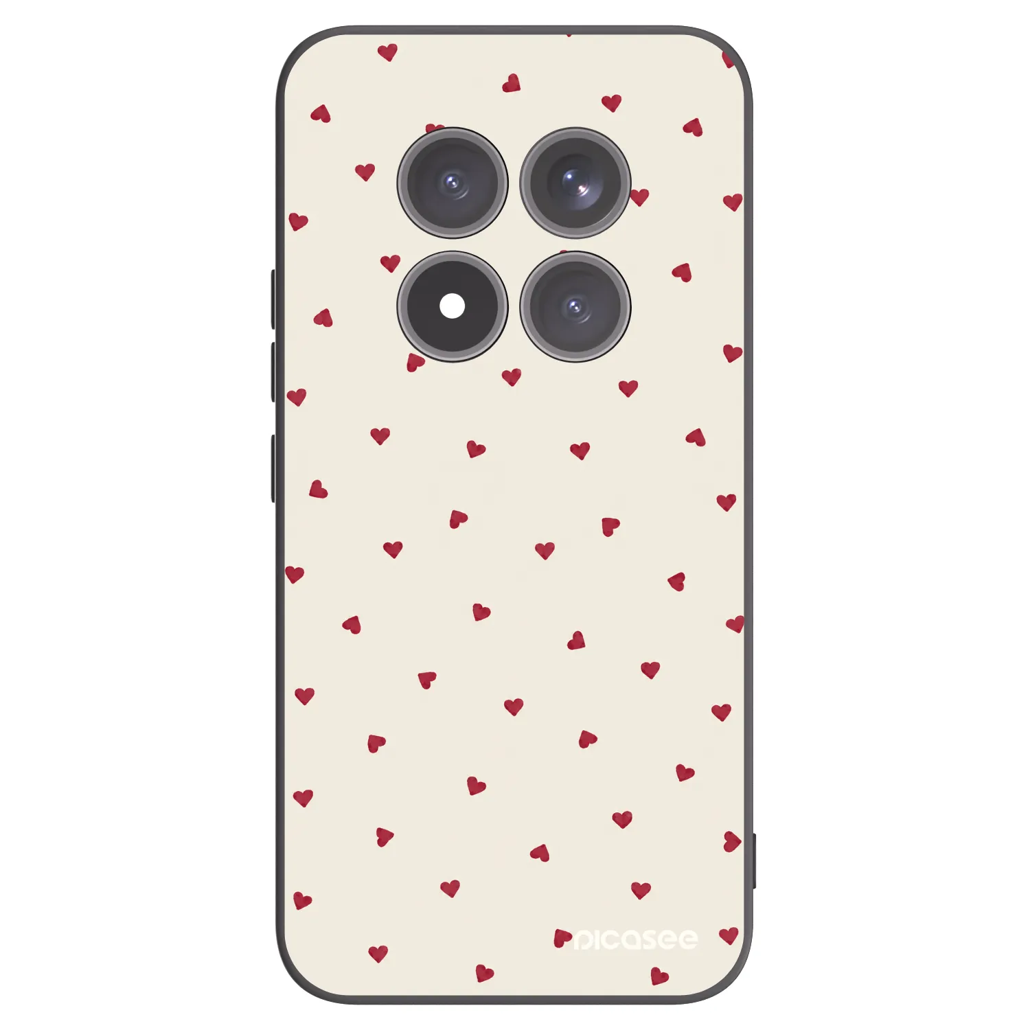 Picasee silikonski črni ovitek za Xiaomi Redmi Note 15 Pro+ - Little Love