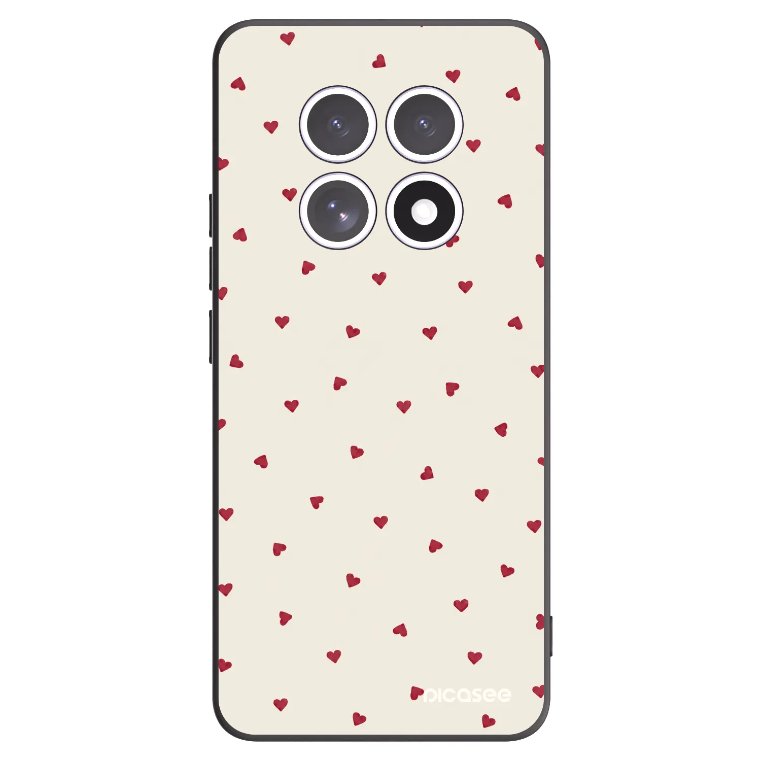Picasee silikonski črni ovitek za Xiaomi Redmi Note 15 4G - Little Love