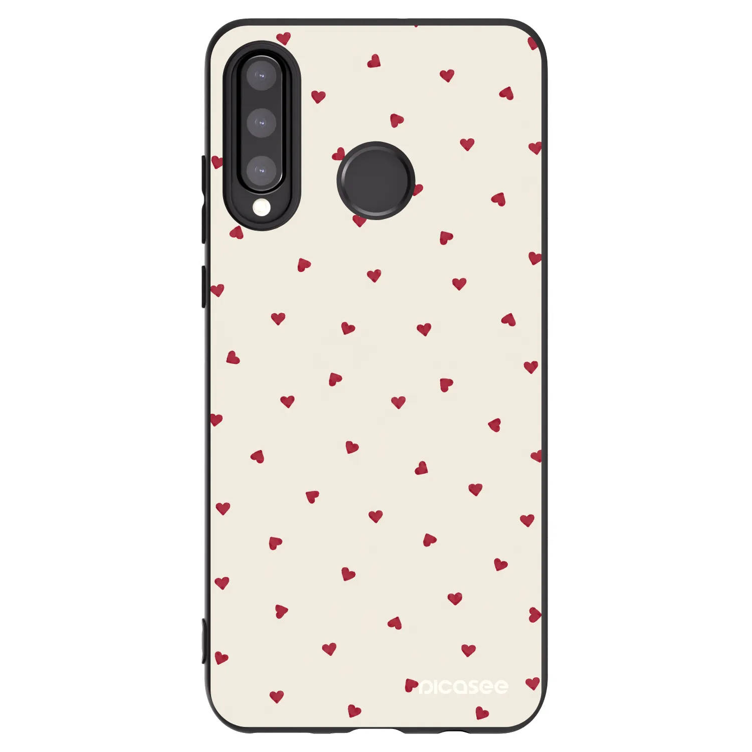 Picasee silikonski črni ovitek za Huawei P30 Lite - Little Love