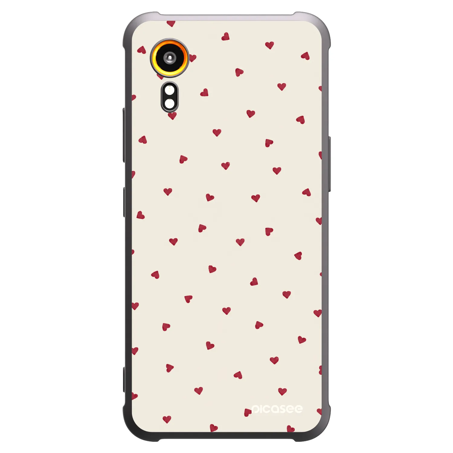 Picasee silikonski črni ovitek za Samsung Galaxy XCover 7 - Little Love