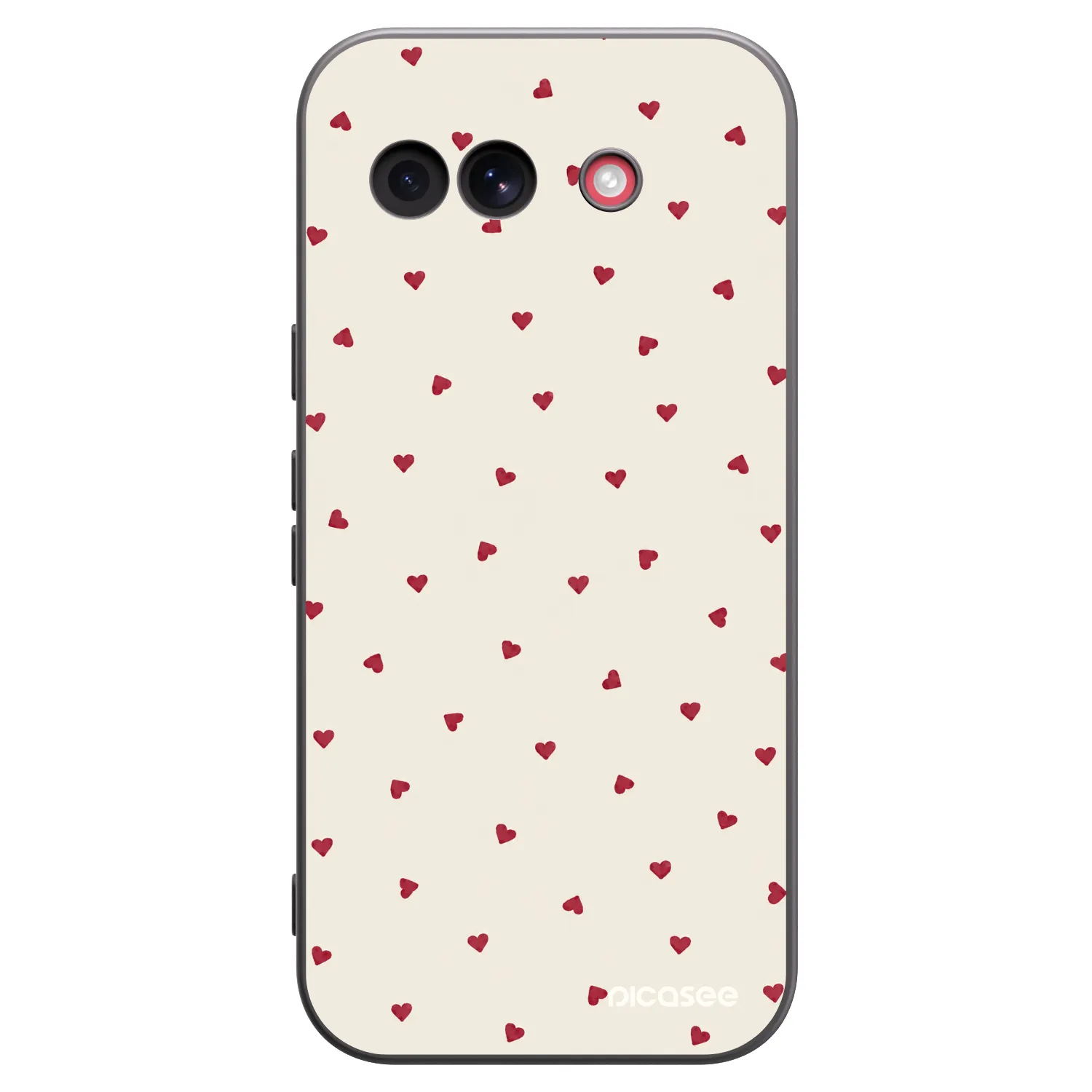 Picasee silikonski črni ovitek za Google Pixel 10a - Little Love