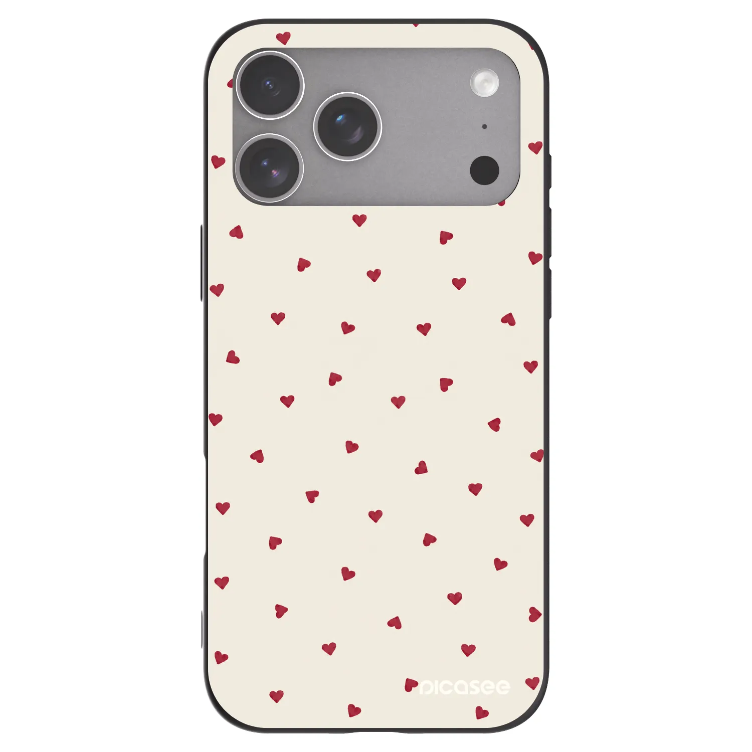 Picasee silikonski črni ovitek za Apple iPhone 18 Pro Max - Little Love
