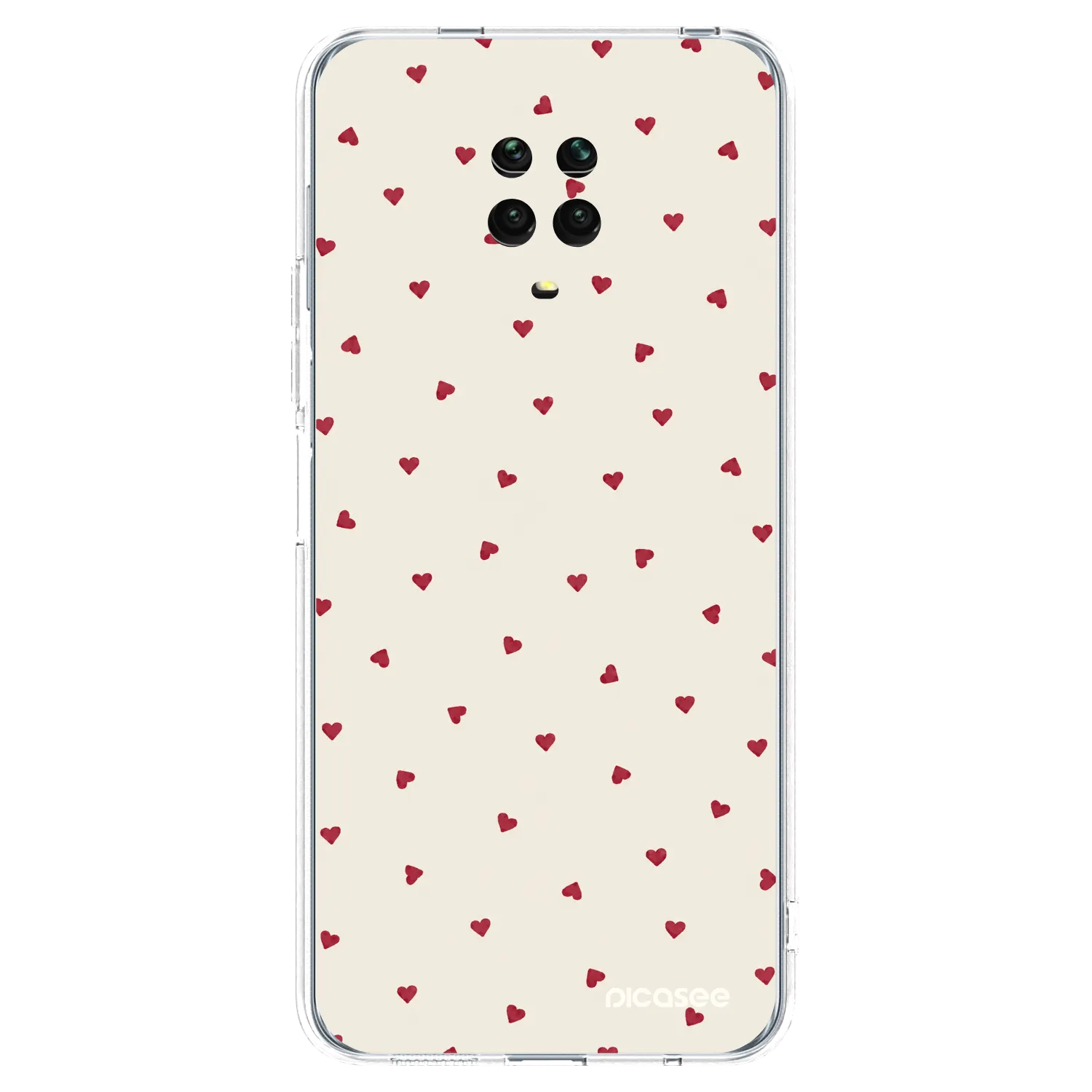 Picasee silikonski prozorni ovitek za Xiaomi Redmi Note 9S - Little Love