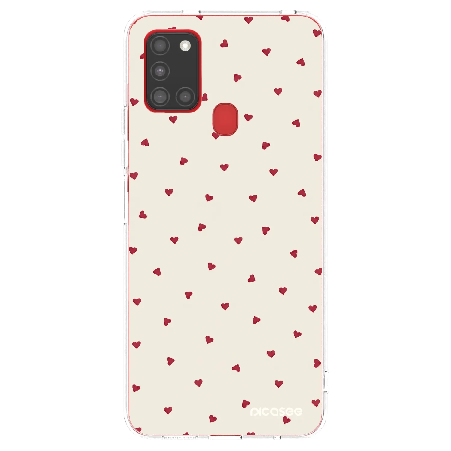 Picasee silikonski prozorni ovitek za Samsung Galaxy A21s - Little Love