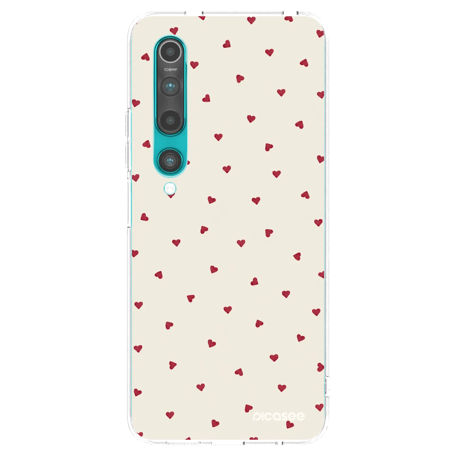 Picasee silikonski prozorni ovitek za Xiaomi Mi 10 - Little Love