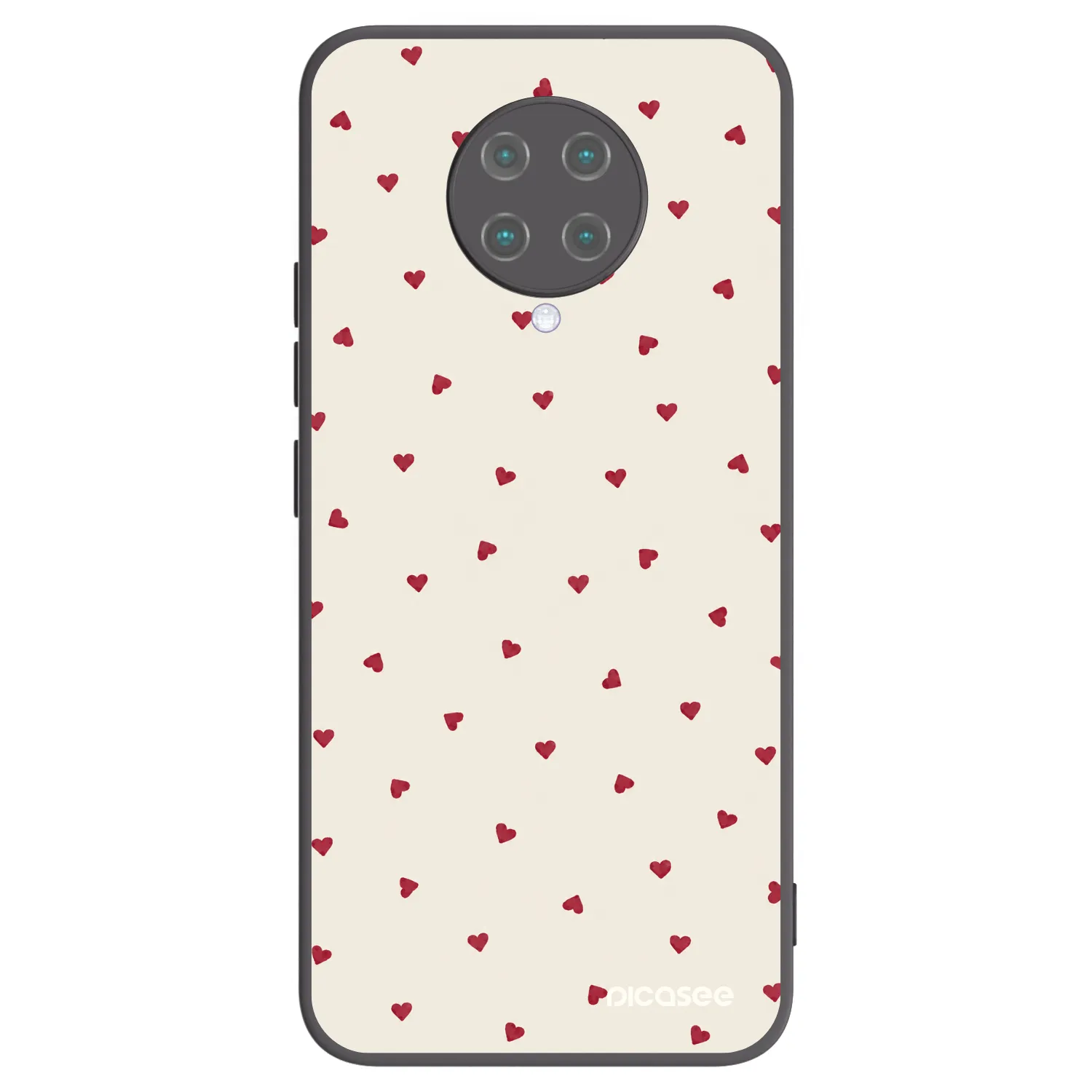 Picasee silikonski črni ovitek za Xiaomi Poco F2 Pro - Little Love