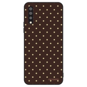 Ovitek za Samsung Galaxy A70 A705F - Vanilla Dots & Chocolate