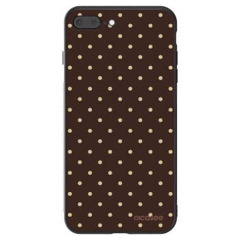 Ovitek za Apple iPhone 8 Plus - Vanilla Dots & Chocolate