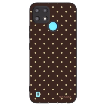 Ovitek za Realme C21 - Vanilla Dots & Chocolate