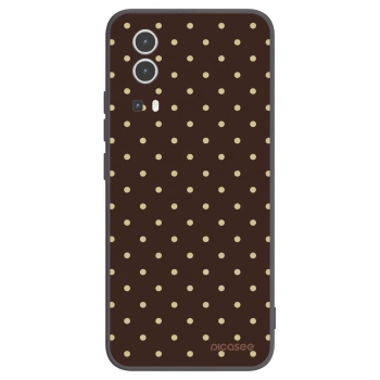 Picasee silikonski črni ovitek za Vivo Y72 5G - Vanilla Dots & Chocolate