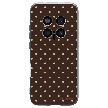 Picasee silikonski črni ovitek za Honor Magic8 Pro 5G - Vanilla Dots & Chocolate