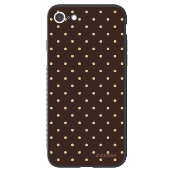 Picasee ULTIMATE CASE za Apple iPhone 7 - Vanilla Dots & Chocolate
