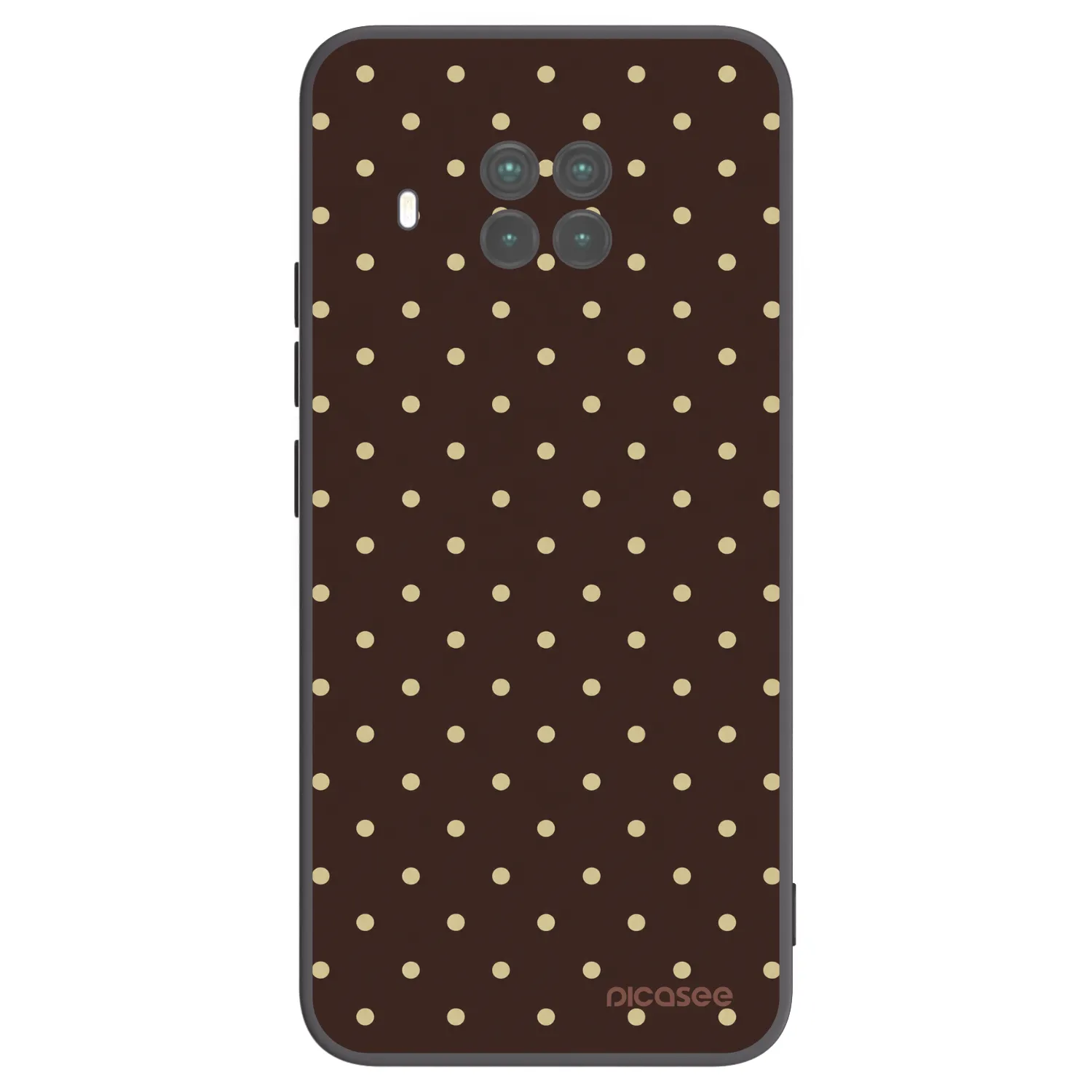 Picasee silikonski črni ovitek za Xiaomi Mi 10T Lite - Vanilla Dots & Chocolate