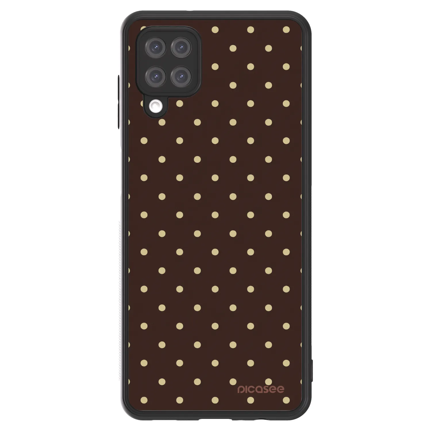 Picasee ULTIMATE CASE za Samsung Galaxy A12 A125F - Vanilla Dots & Chocolate