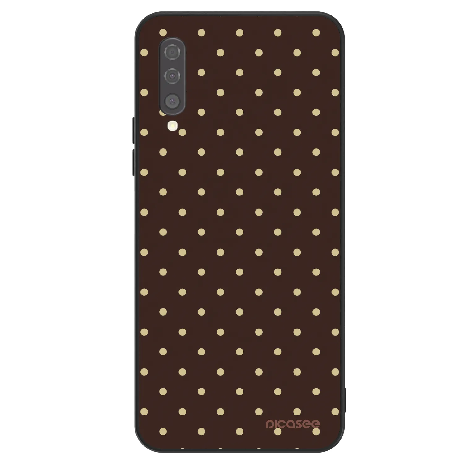 Picasee ULTIMATE CASE za Samsung Galaxy A50 A505F - Vanilla Dots & Chocolate