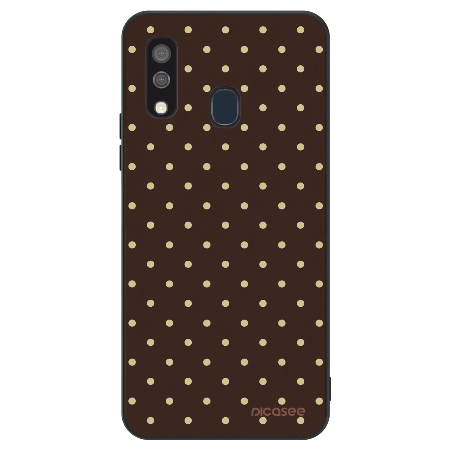 Picasee ULTIMATE CASE za Samsung Galaxy A40 A405F - Vanilla Dots & Chocolate
