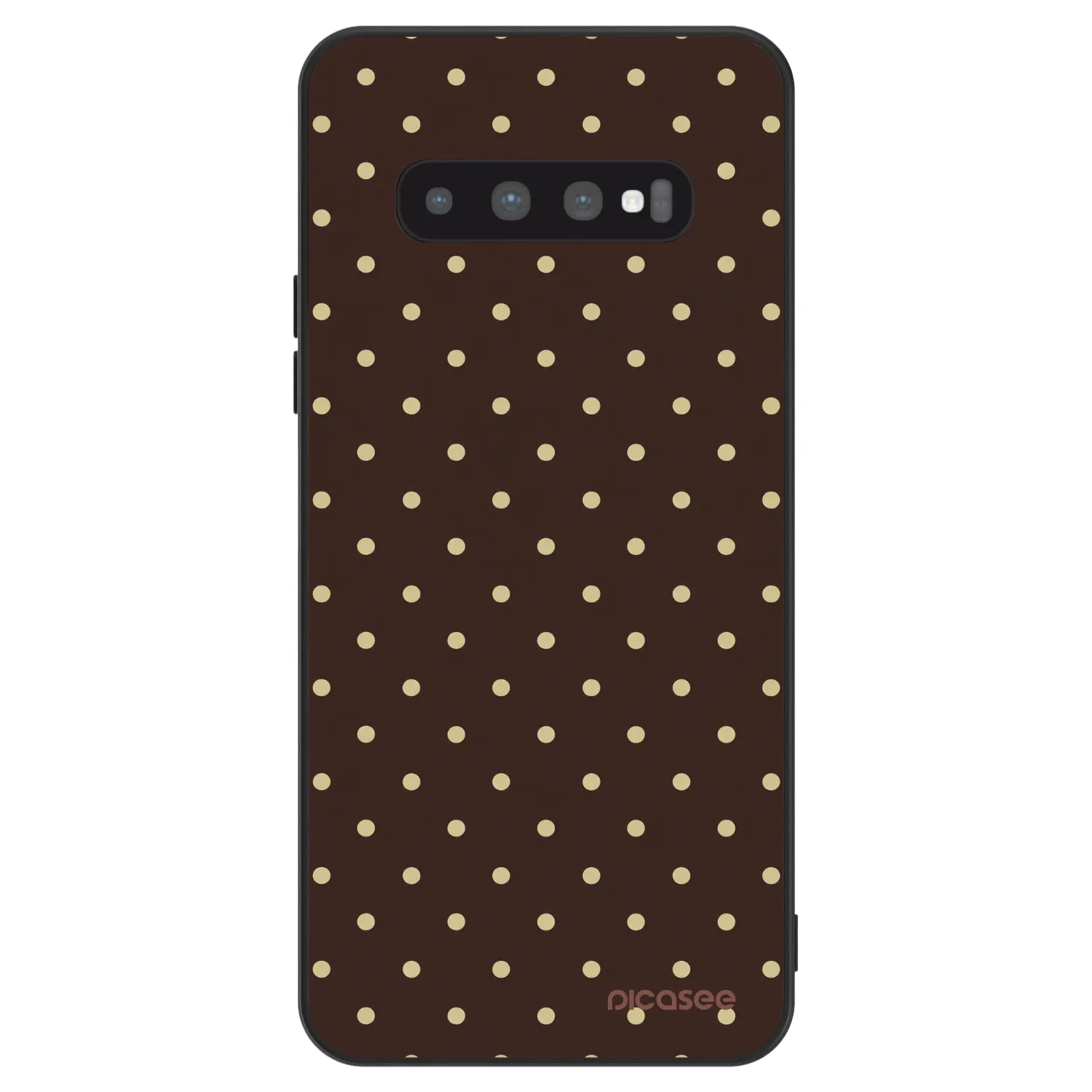 Picasee ULTIMATE CASE za Samsung Galaxy S10 G973 - Vanilla Dots & Chocolate