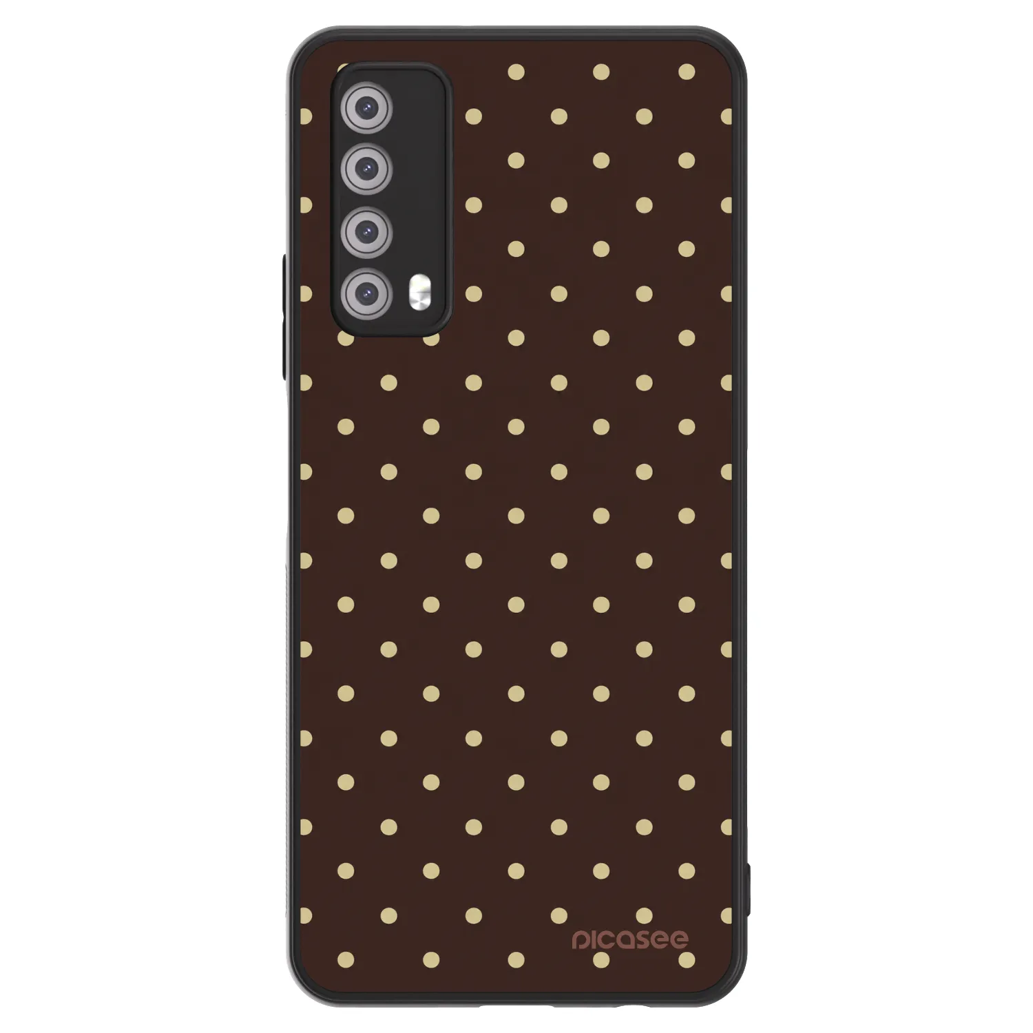 Picasee ULTIMATE CASE za Huawei P Smart 2021 - Vanilla Dots & Chocolate