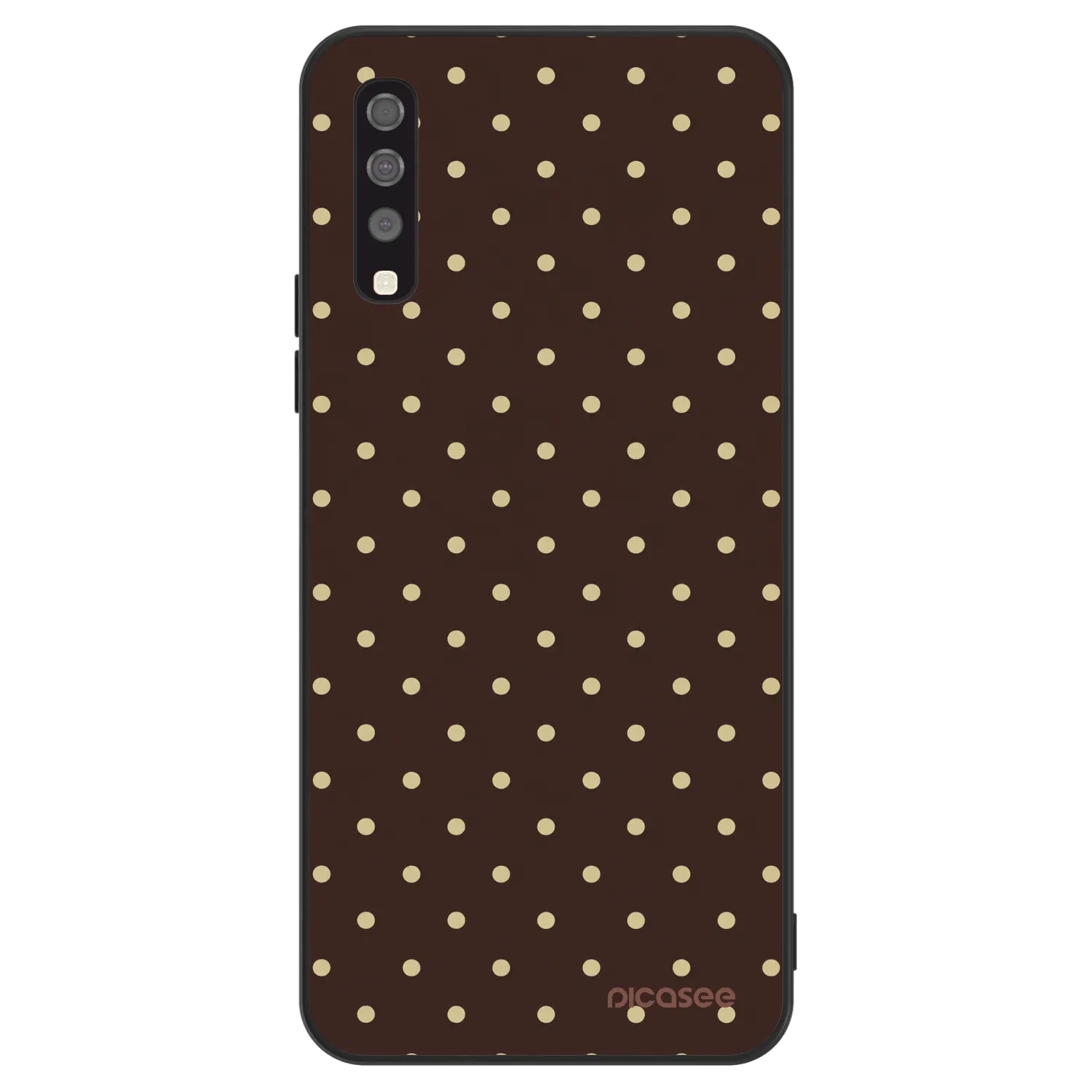 Picasee ULTIMATE CASE za Samsung Galaxy A70 A705F - Vanilla Dots & Chocolate