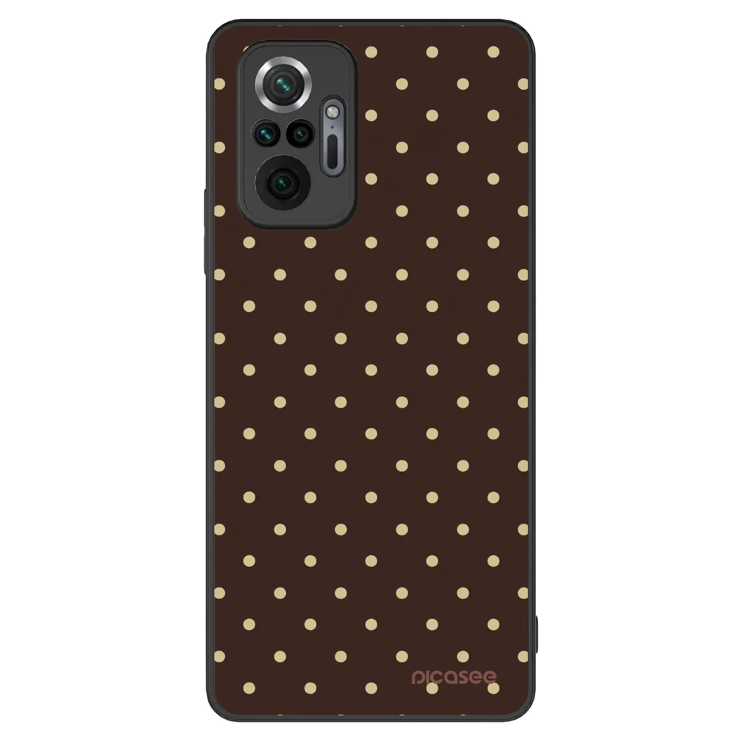Picasee ULTIMATE CASE za Xiaomi Redmi Note 10 Pro - Vanilla Dots & Chocolate