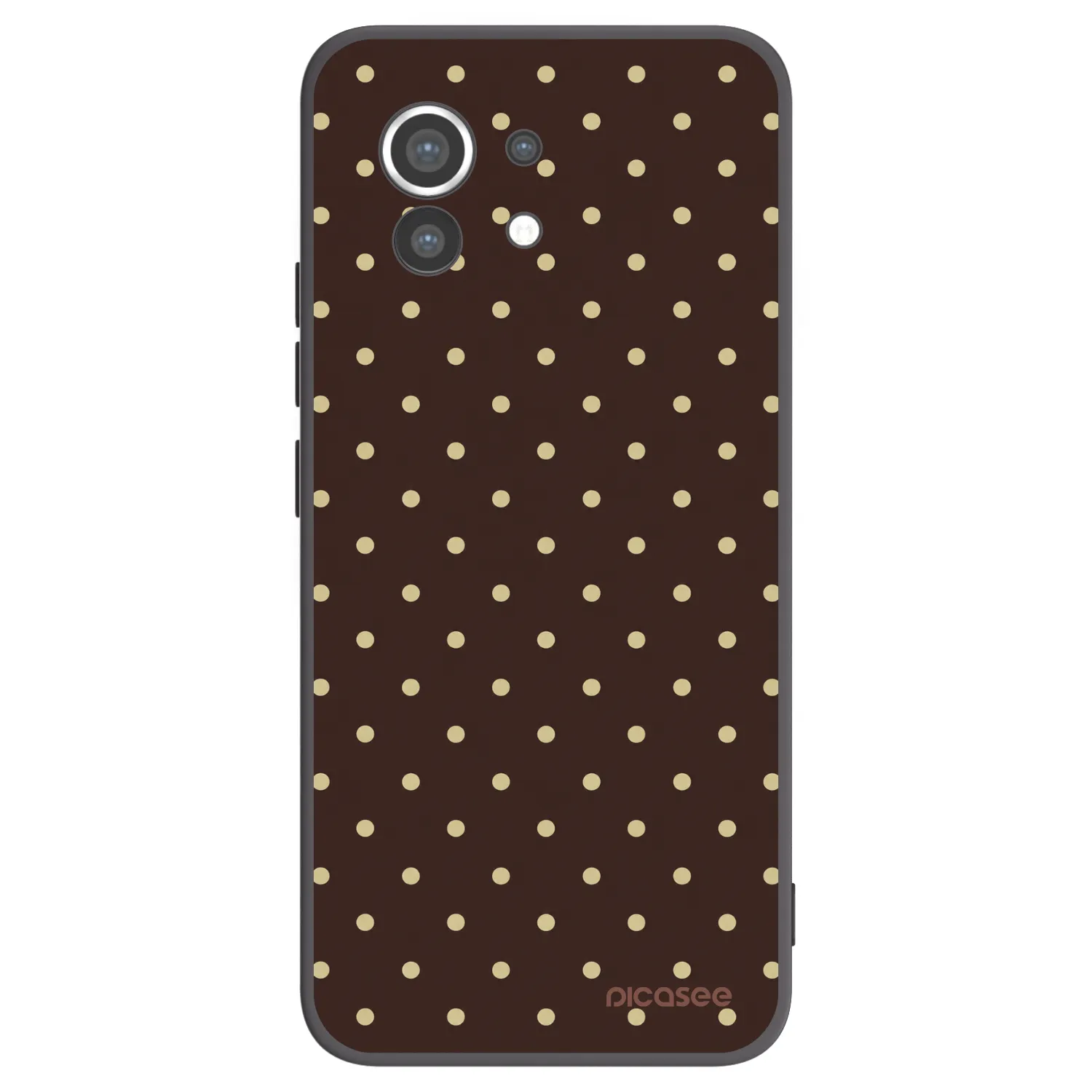 Picasee silikonski črni ovitek za Xiaomi Mi 11 - Vanilla Dots & Chocolate