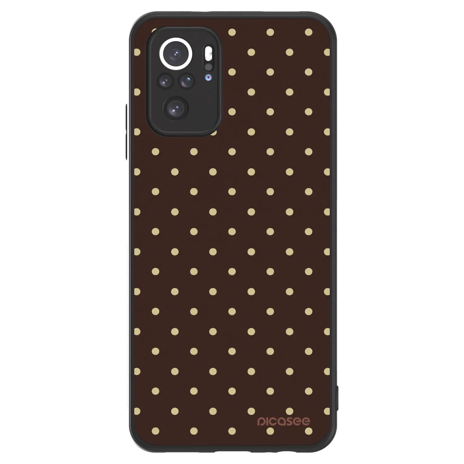 Picasee ULTIMATE CASE za Xiaomi Redmi Note 10S - Vanilla Dots & Chocolate