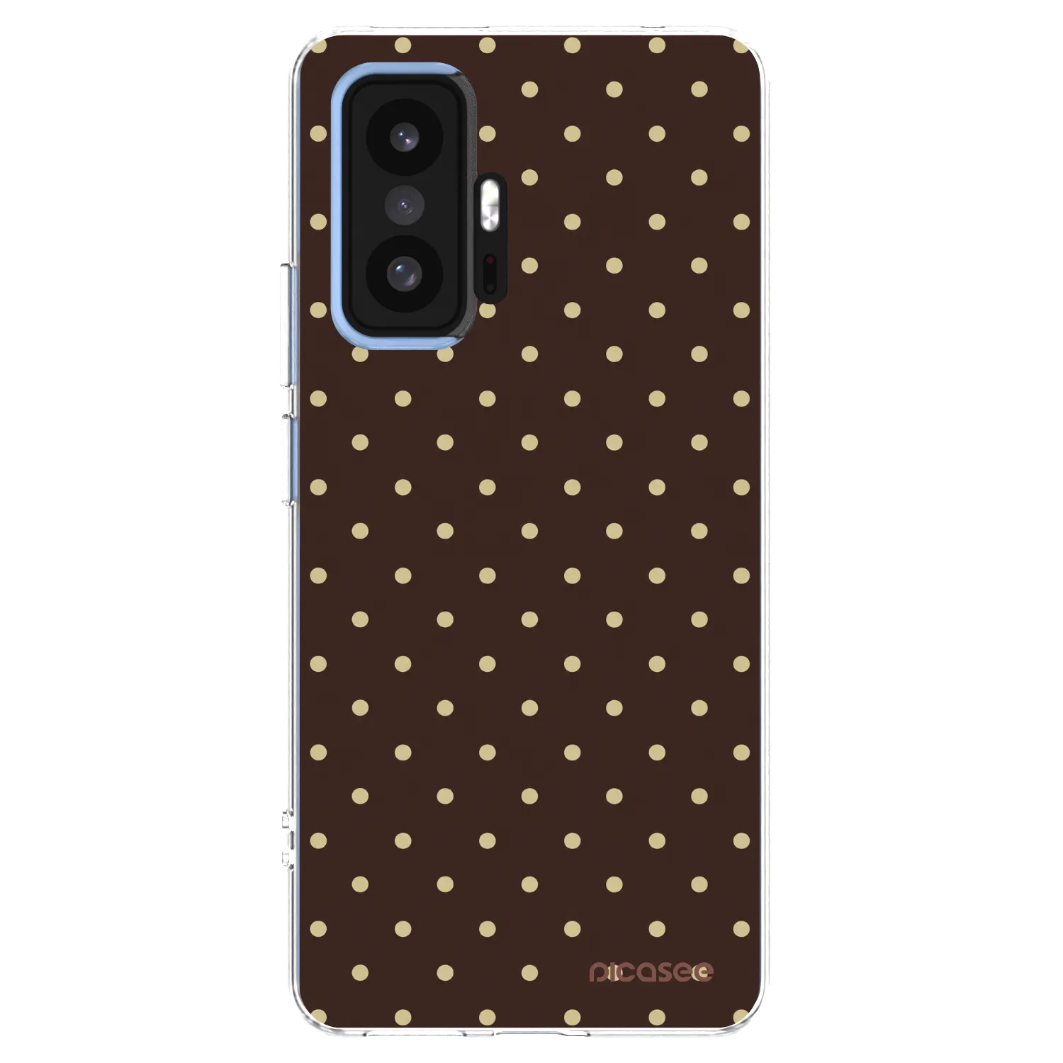 Picasee silikonski prozorni ovitek za Xiaomi 11T - Vanilla Dots & Chocolate